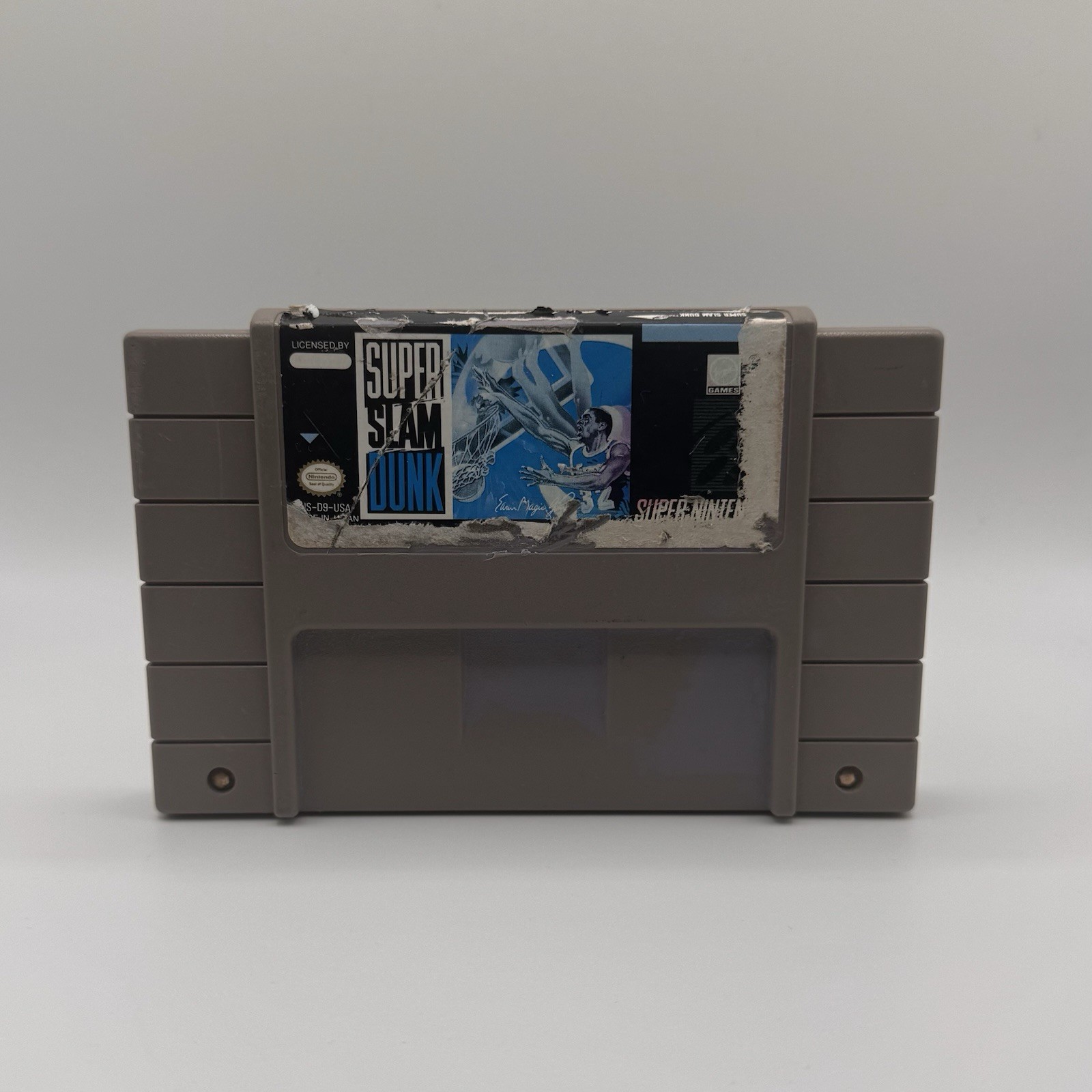 Super Slam Dunk Super Nintendo (SNES 1992) Cartridge Only Tested and Working!