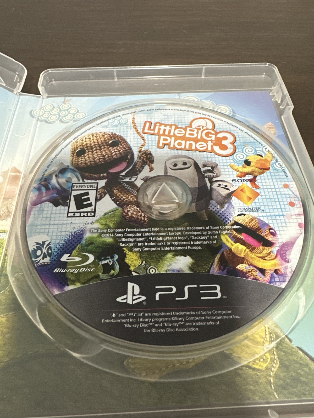 Little Big Planet 3 (Sony PlayStation 3, 2014) No Manual