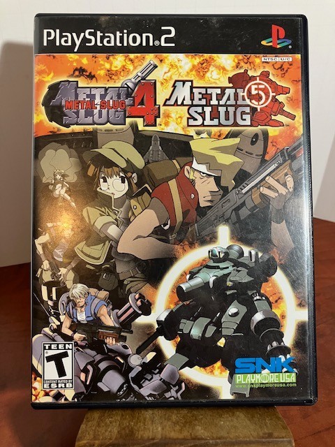 metal slug 4/5 sony PlayStation 2 SNK TESTED