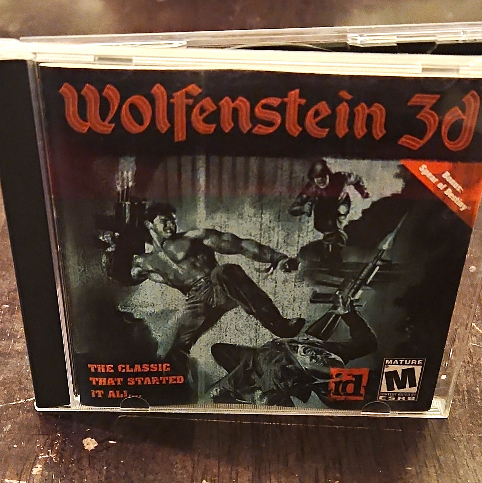 Activision Wolfenstein 3D PC CD-ROM w/ Manual, Jewel Case, M Rated FPS