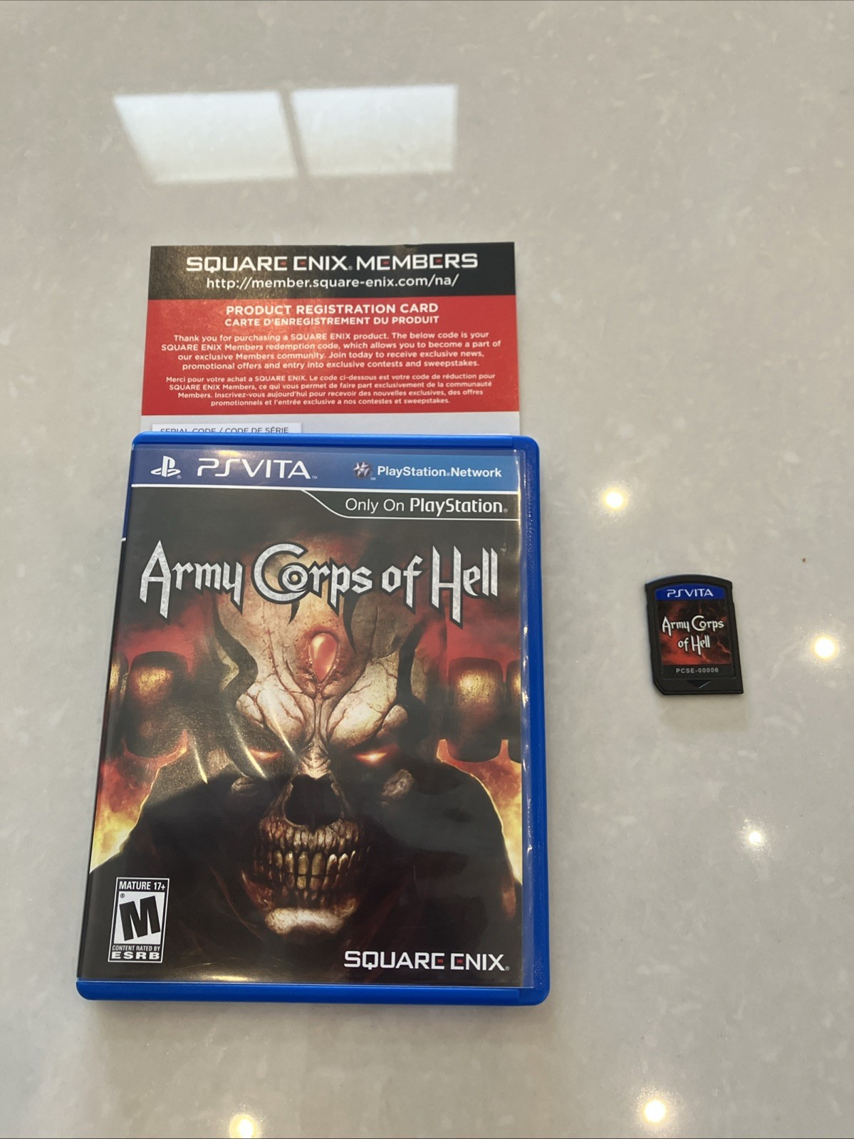 Army Corps of Hell Sony PlayStation Vita CIB Complete w Insert Tested Works