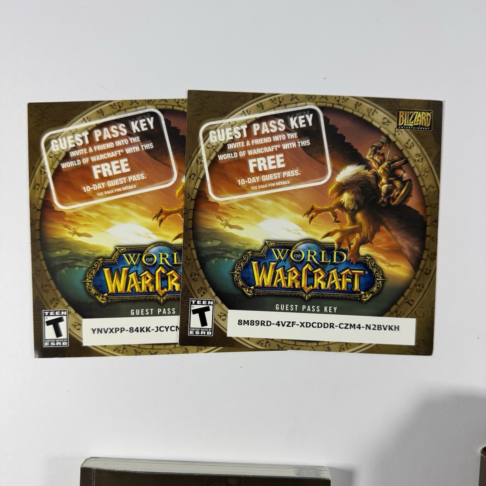 Blizzard World of Warcraft PC DVD-ROM Game w/ Manual – MMORPG Role Playing
