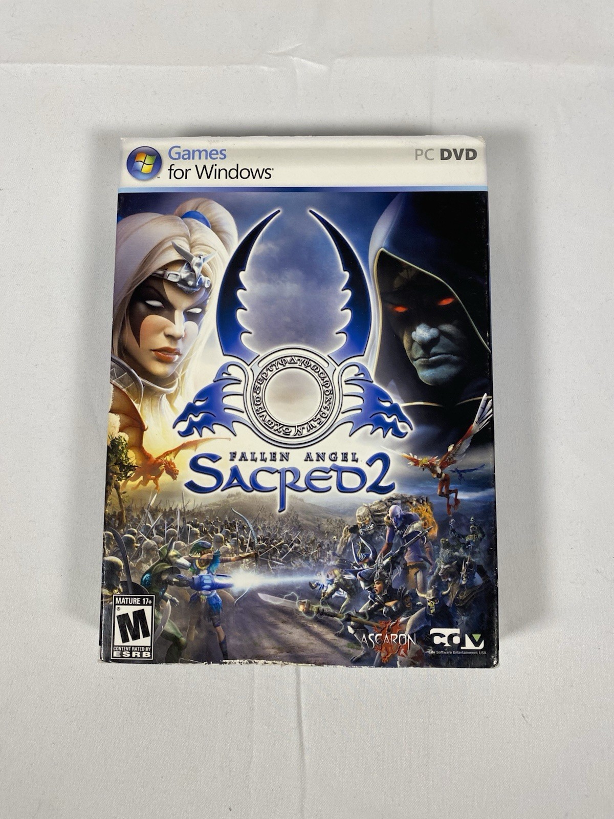 SACRED 2: Fallen Angel (Windows PC DVD) Complete RPG Game w/Slipcover