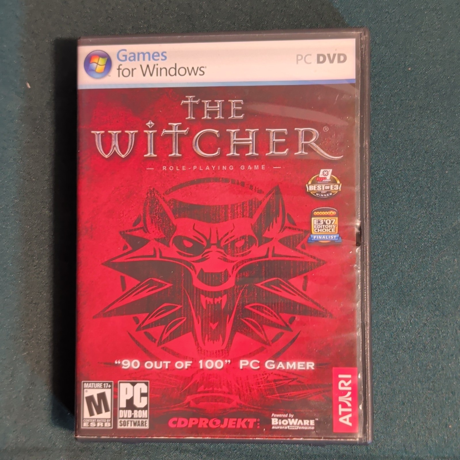 The Witcher (PC, 2007) With Manual PC-DVD