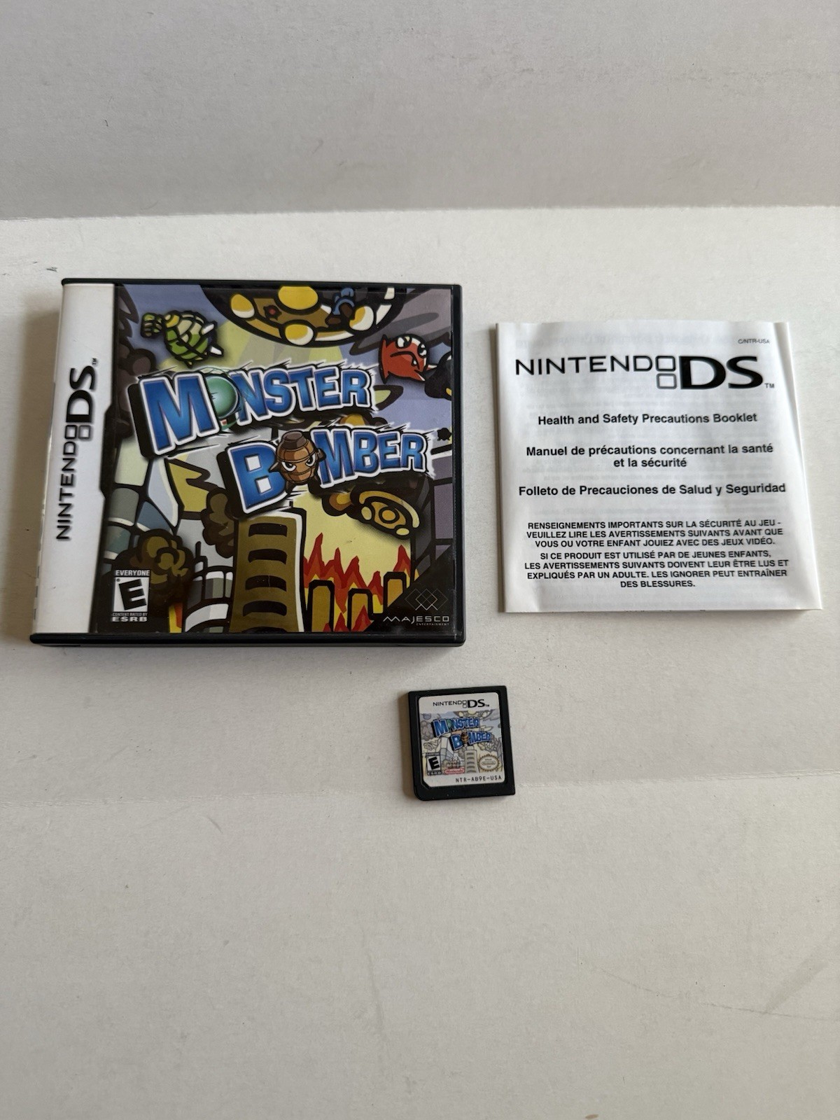 Monster Bomber (Nintendo DS, 2006) WORKS TESTED!