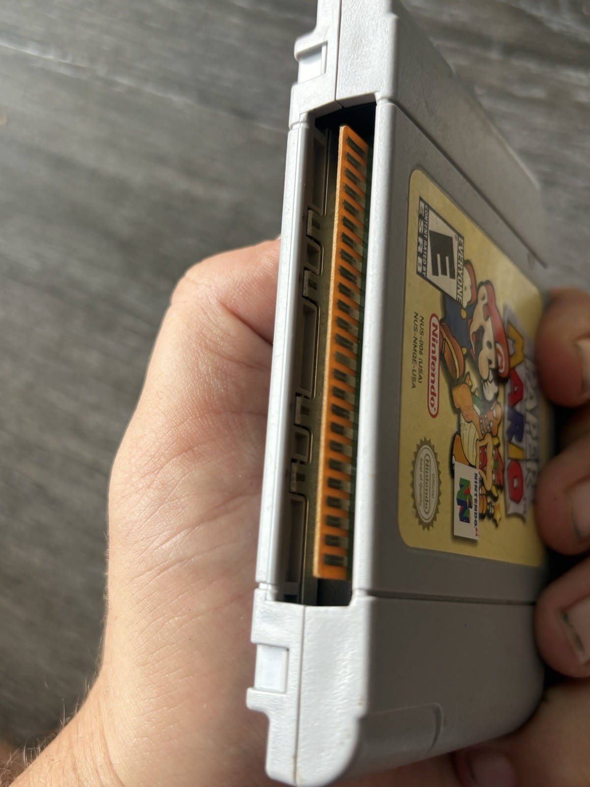 Paper Mario Nintendo 64 N64 Original Game Cartridge Authentic Tested NUS-006