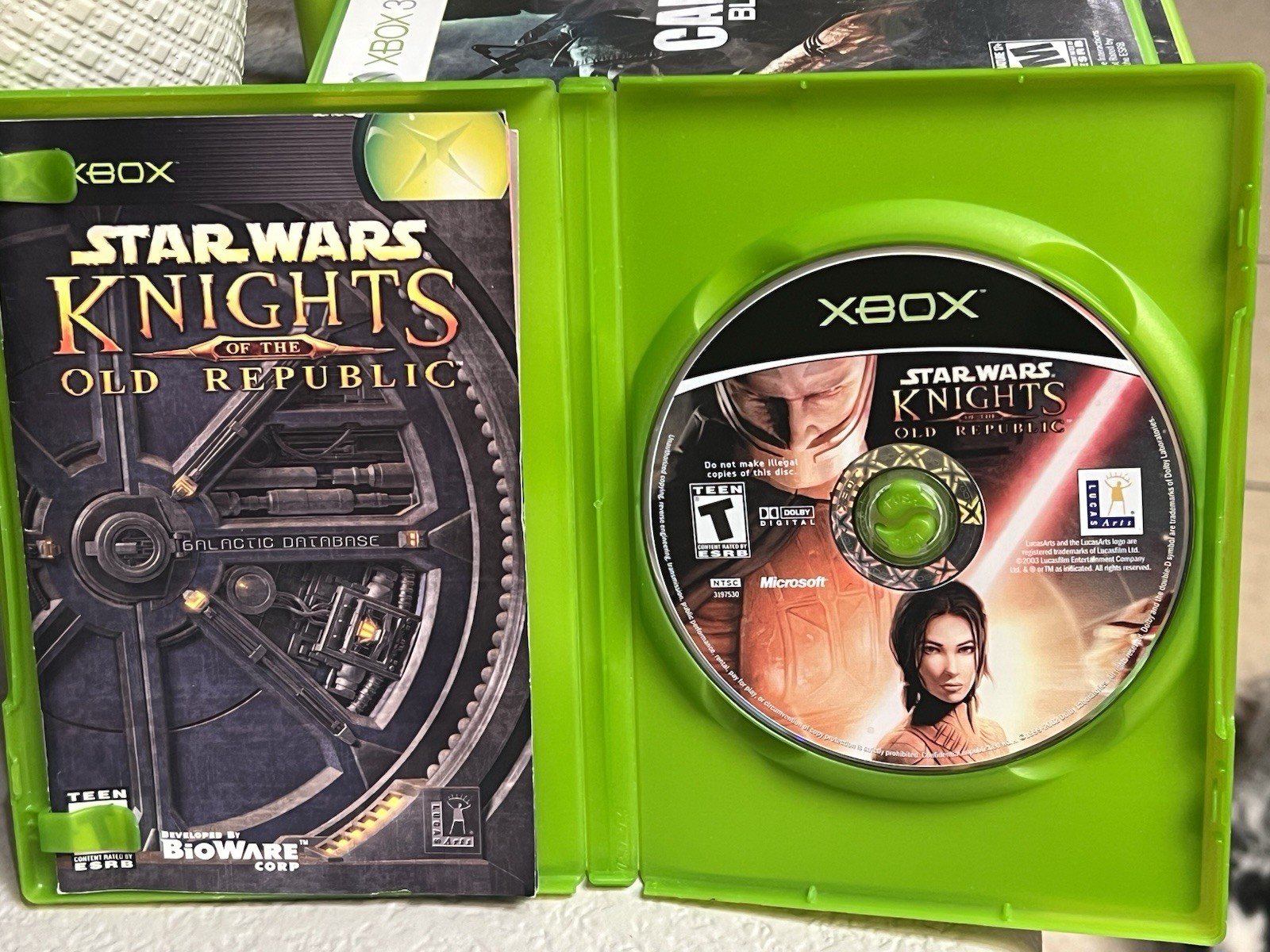Star Wars: Knights of the Old Republic Xbox CIB Tested