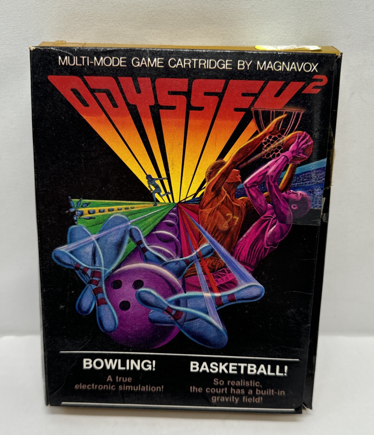 Magnovox Odyssey 2 Bowling & Basketball Game in original box w/ instructions