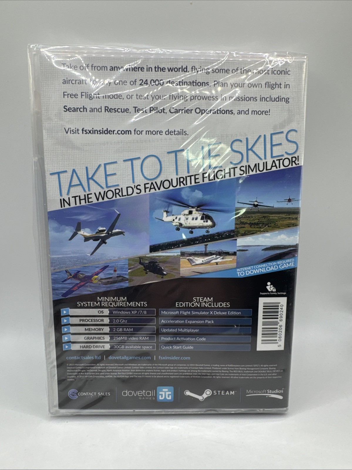 Microsoft Flight Simulator X: Steam Edition (PC N/A) New Video Game