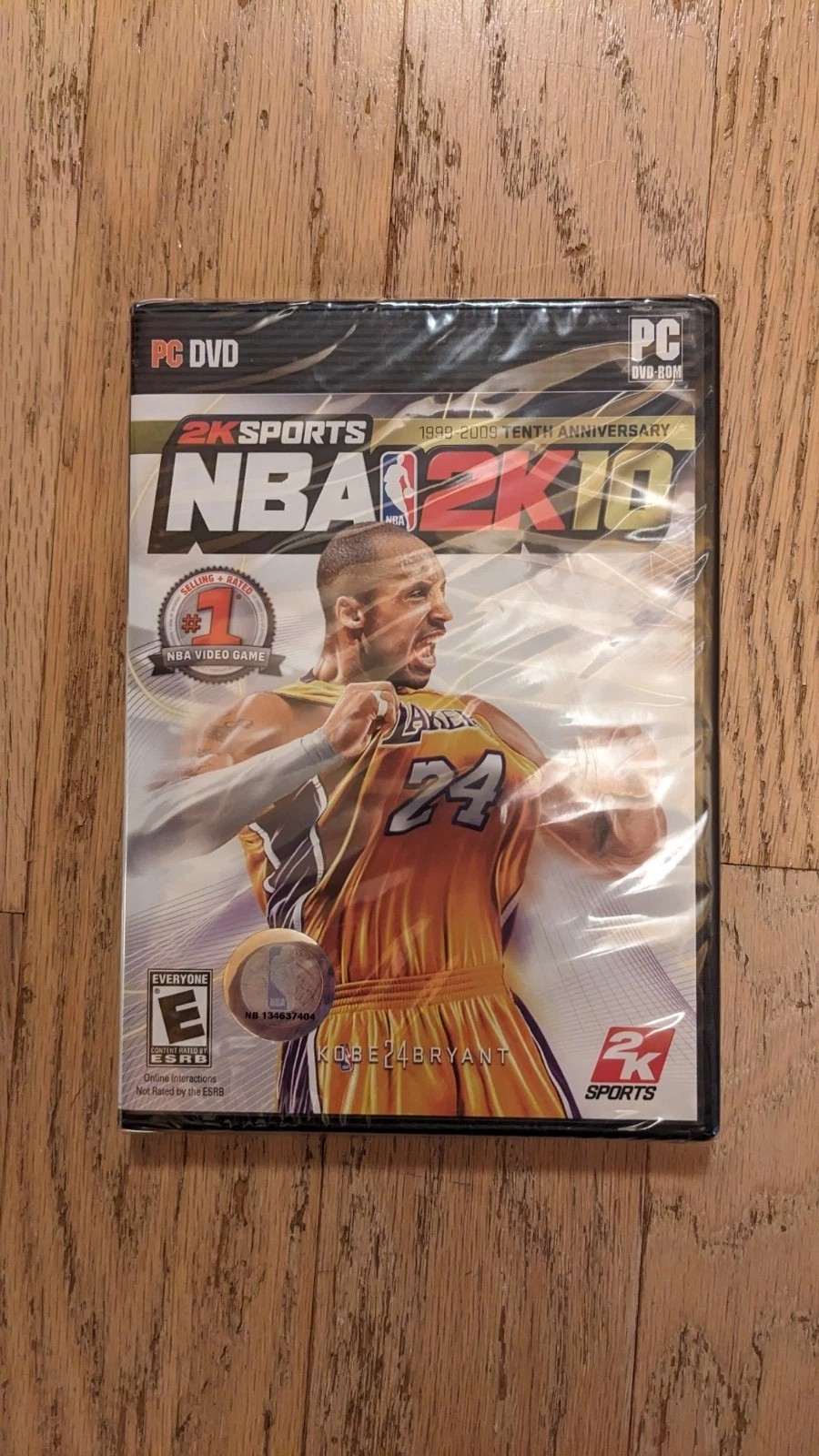 NBA 2K10 PC version, Sealed New In Box, Never Used, Kobe Bryant