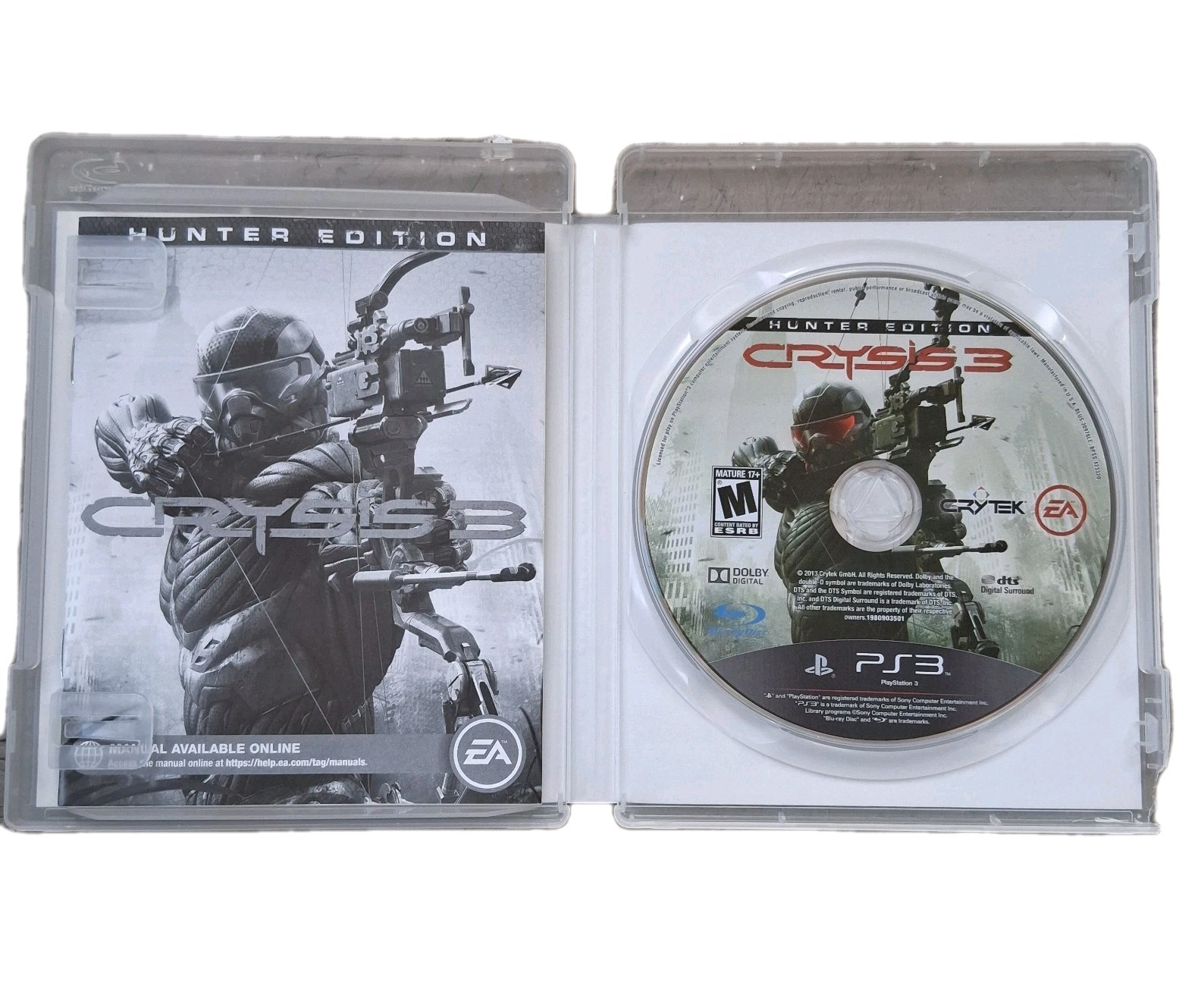 CRYSIS 3 – Hunter Edition – Sony PlayStation 3 – PS3 CIB Rated M (Mature)