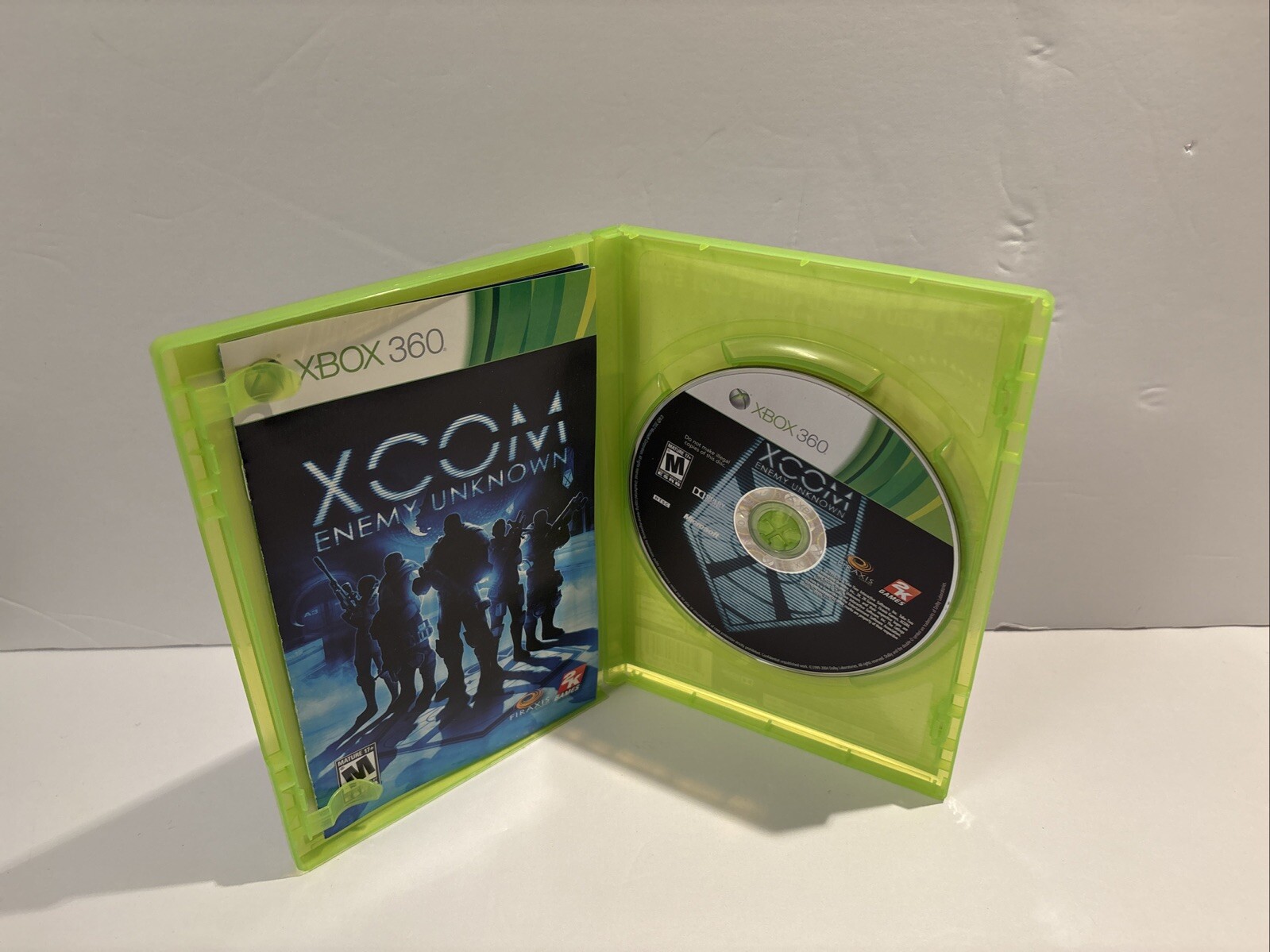 XCOM Enemy Unknown Microsoft Xbox 360 Manual Tested 2012