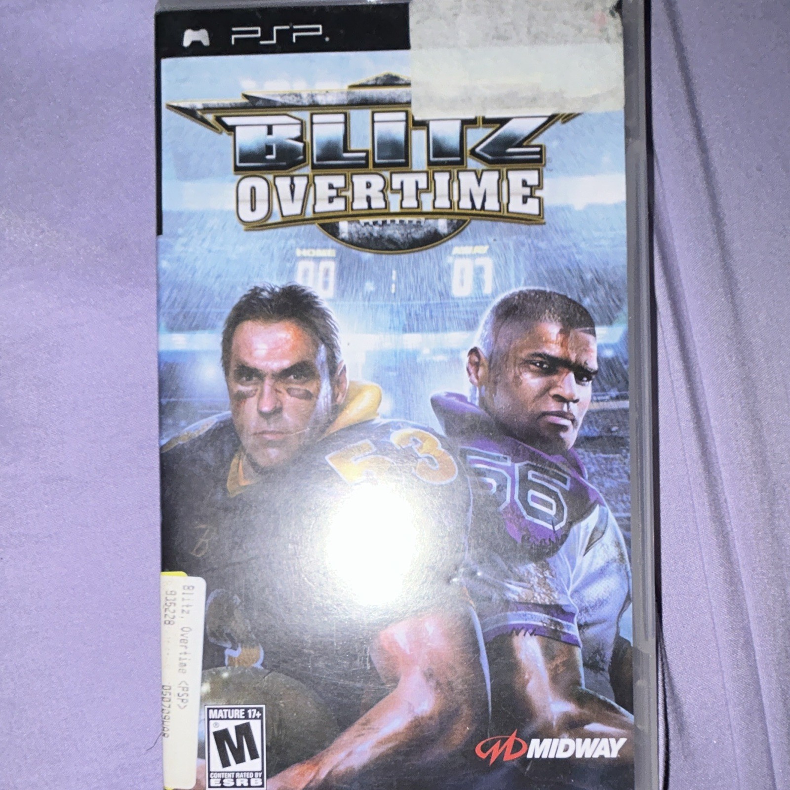 Midway Blitz: Overtime Sony PSP M Mature Sports American Football w/ Case