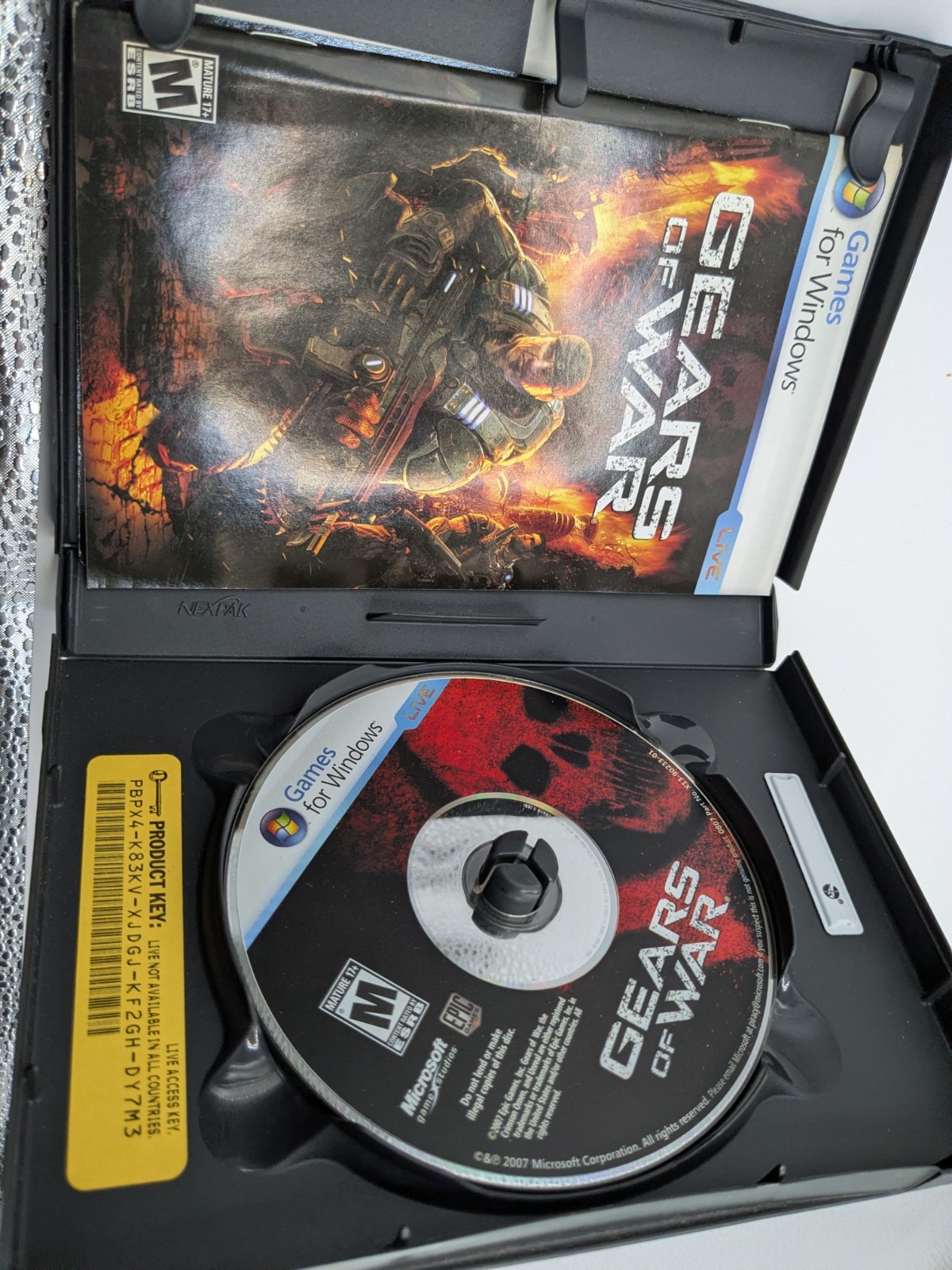 Gears of War (PC DVD, 2007) Complete CIB
