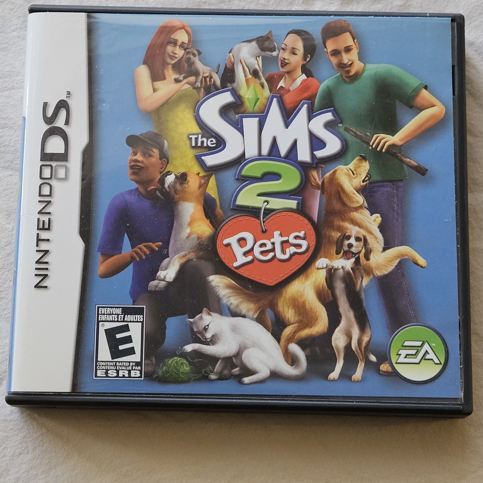 The Sims 2 Pets – Nintendo DS Game Cartridge Manual CIB Tested