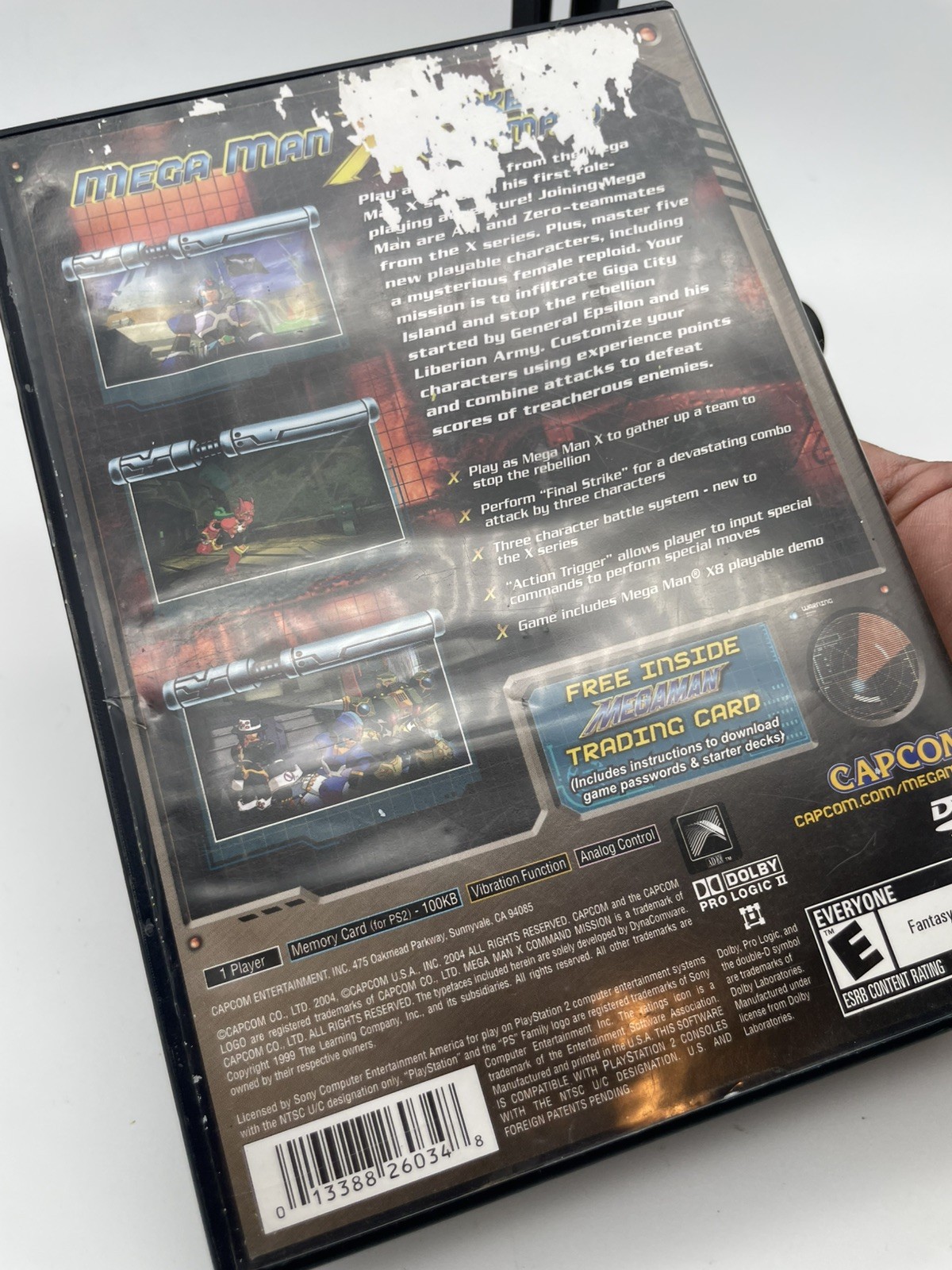 Mega Man X Command Mission (PS2, 2004) – Tested and Working, Read Description