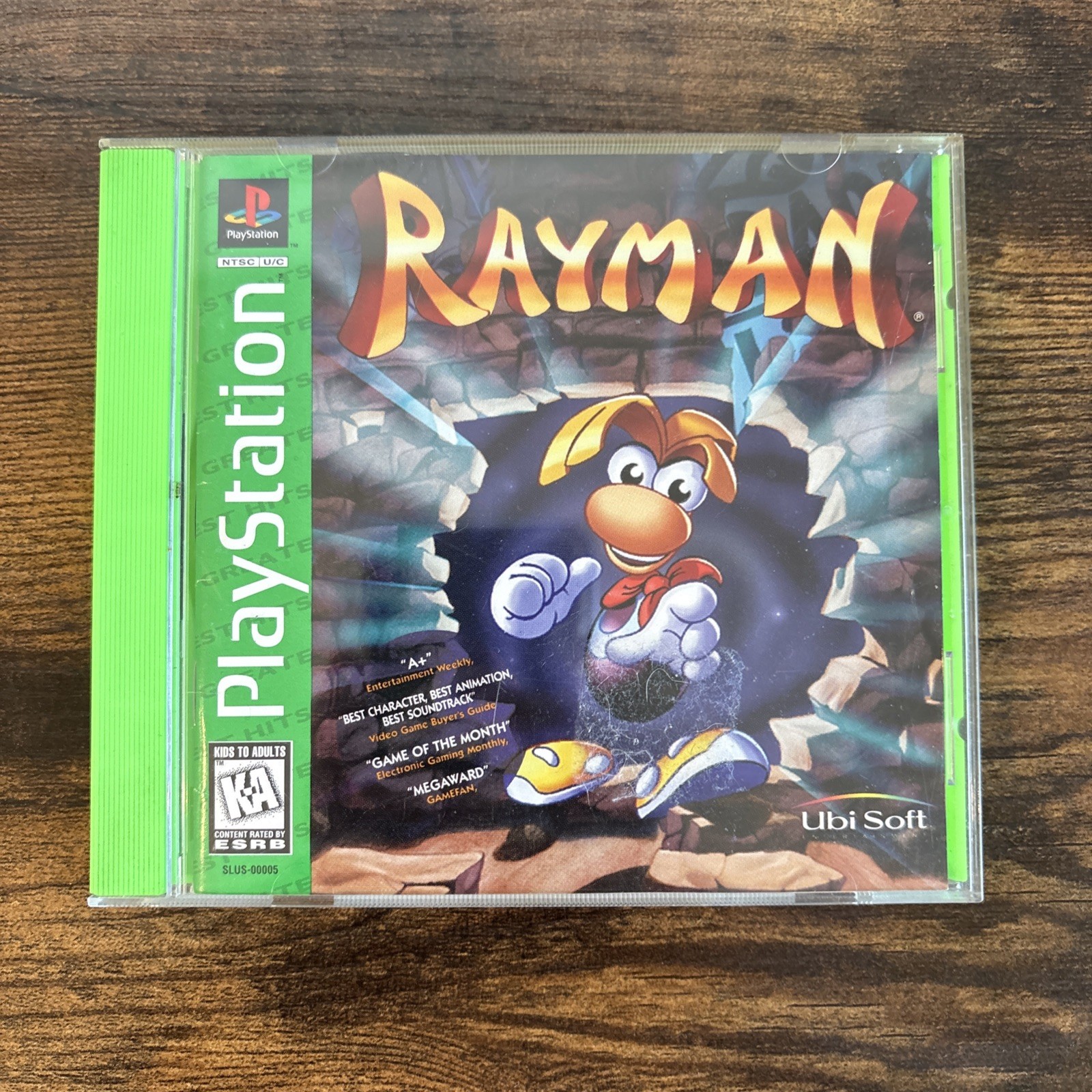 Rayman (Sony PlayStation PS1, 1998) Greatest Hits – With Manual