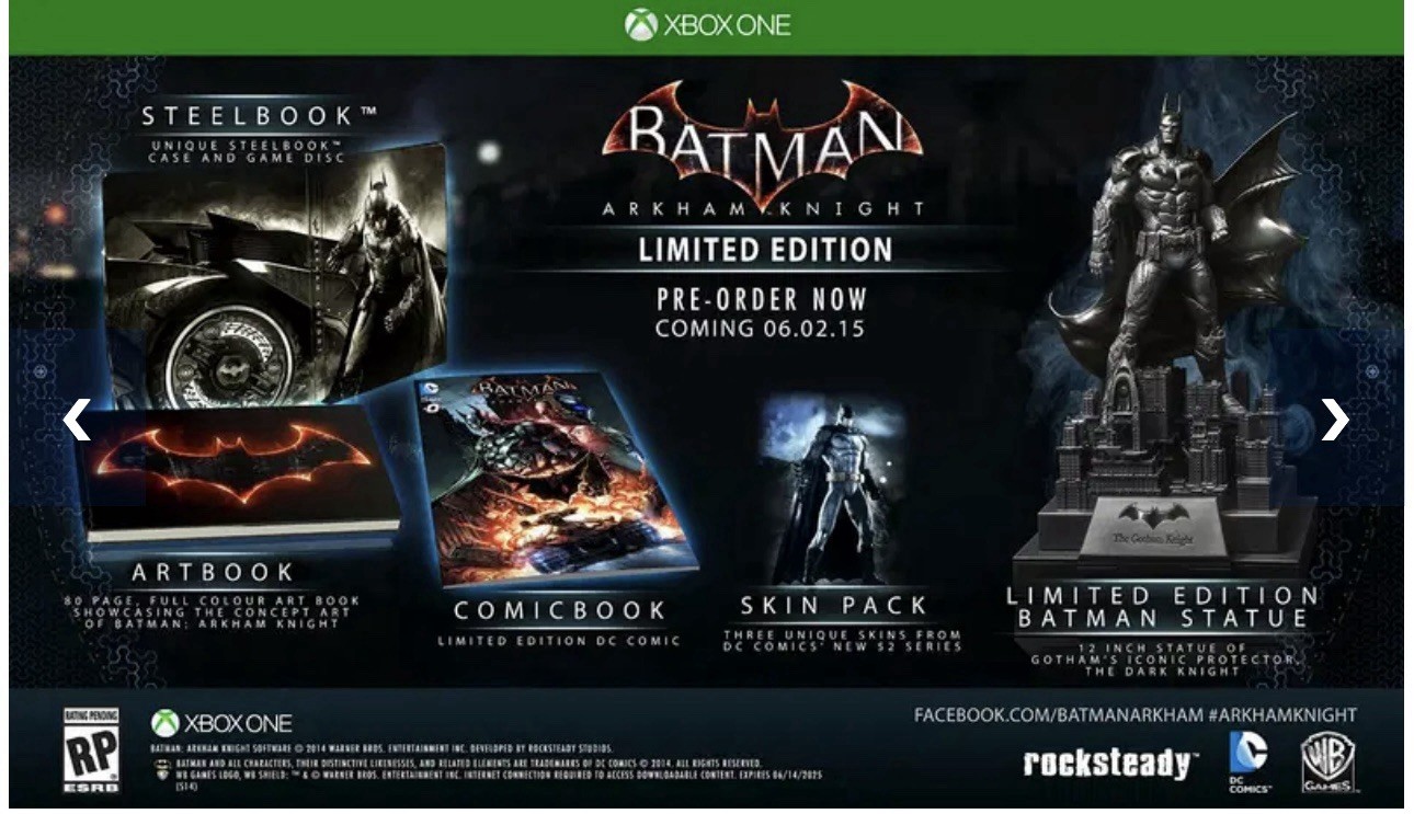 Batman Arkham Knight Limited Edition – Xbox One