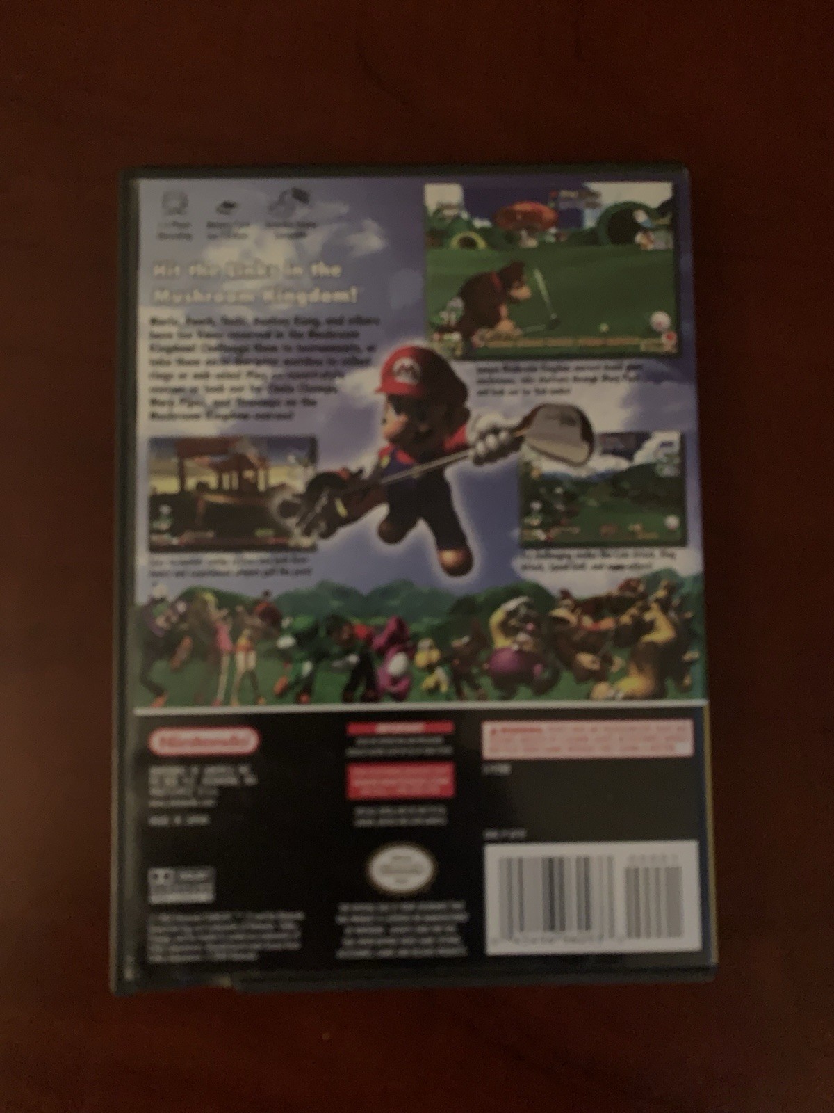 Mario Golf Toadstool Tour (Nintendo GameCube) – CIB manual – tested & works