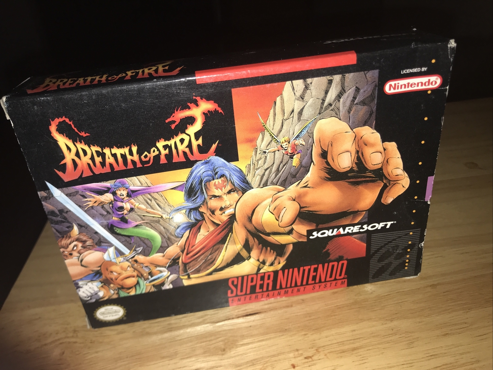 Breath of Fire (Super Nintendo Entertainment System, 1994) Complete With Maps