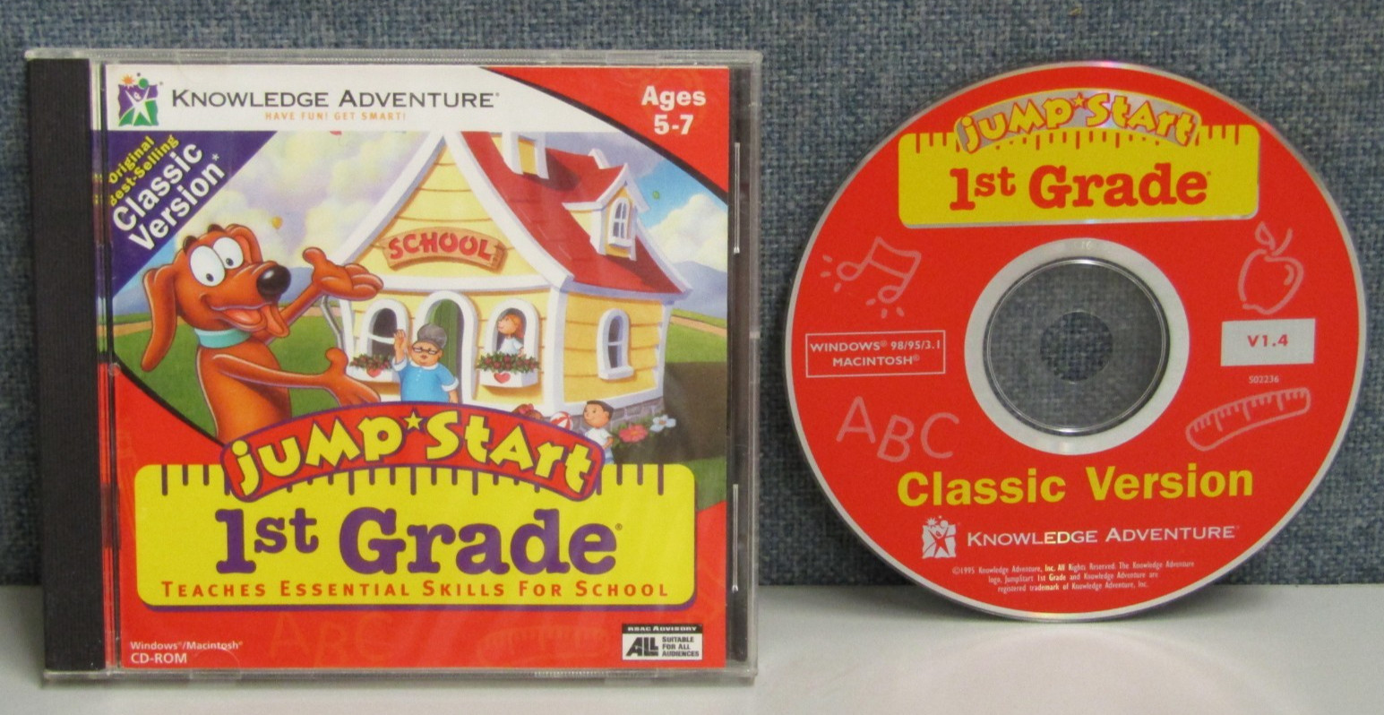 Jump Start 1st Grade PC Ages 5-7