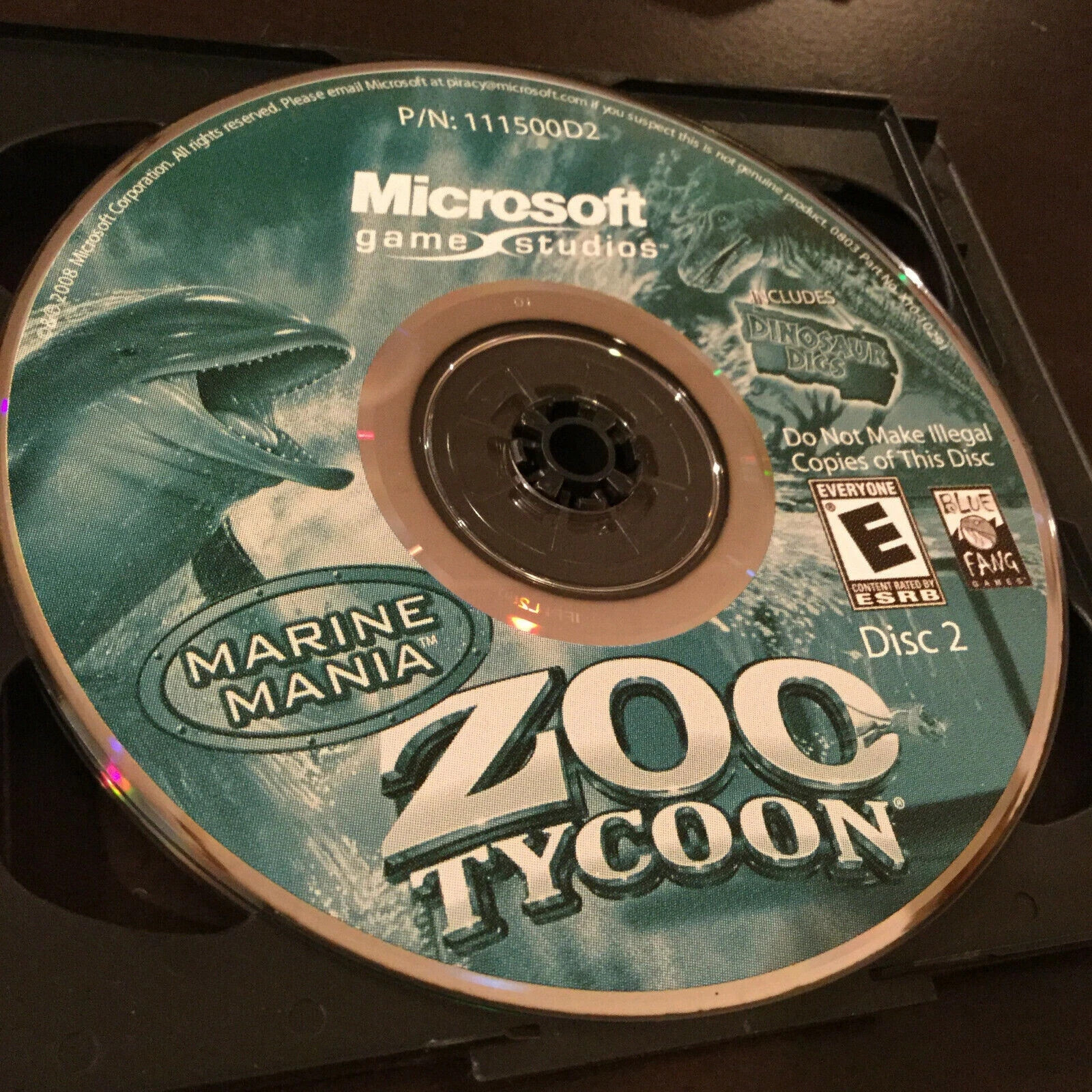 Zoo Tycoon Complete Collection PC Computer Game Marine Mania Microsoft Tested