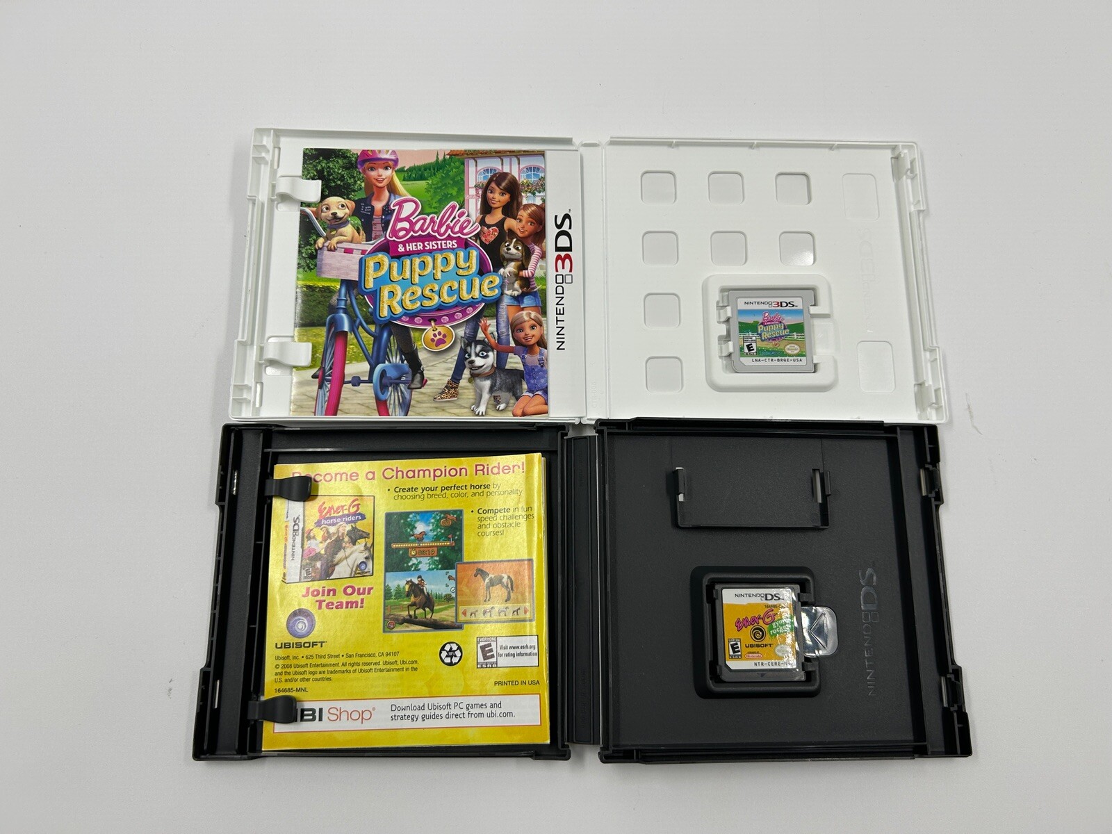 LOT OF 8 NINTENDO DS Games Family Kids Girls Hamsterz Barbie Horsez Puppy Pony