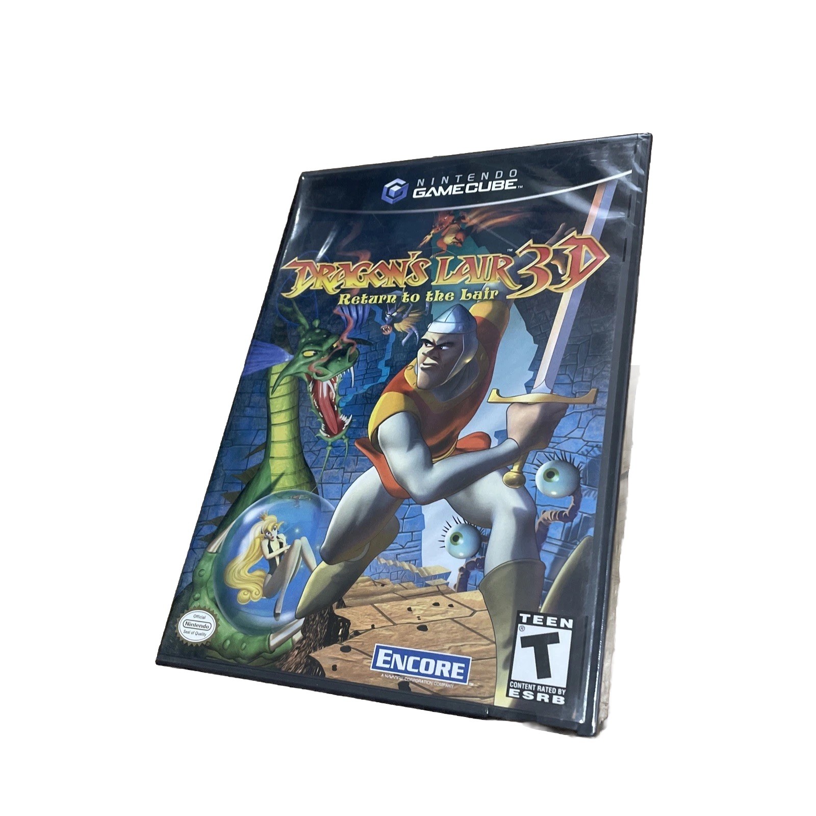 Gamecube Game Sealed Dragon’s Lair 3D Y2k Retro Video Games NEW in Box