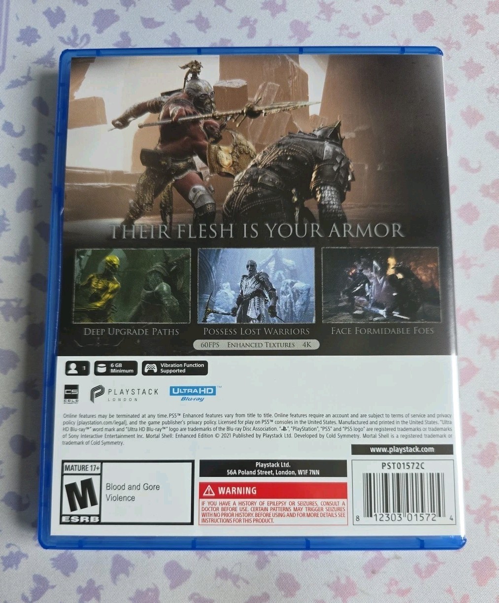 Mortal Shell: Enhanced Edition Deluxe Set (PS5) – CIB – VERY RARE & OOP!