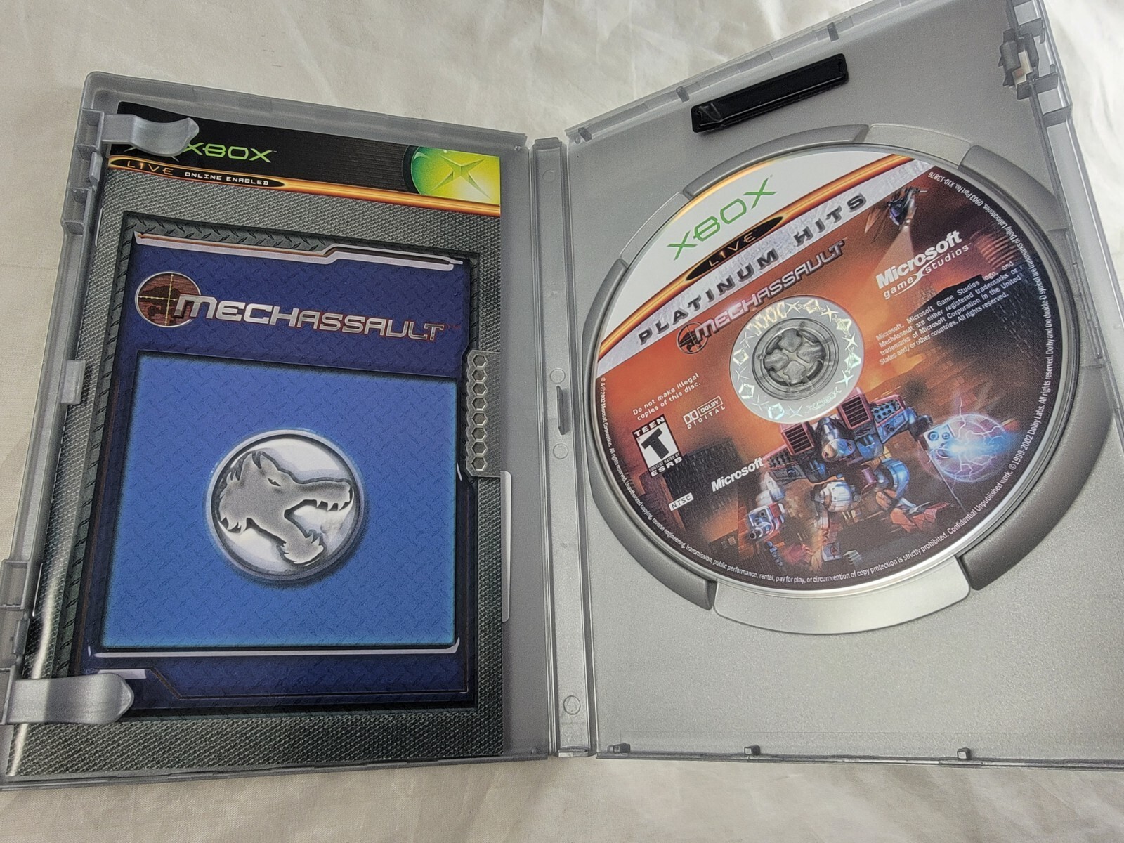 MechAssault (Microsoft Xbox, 2002) CIB Tested Excellent Condition