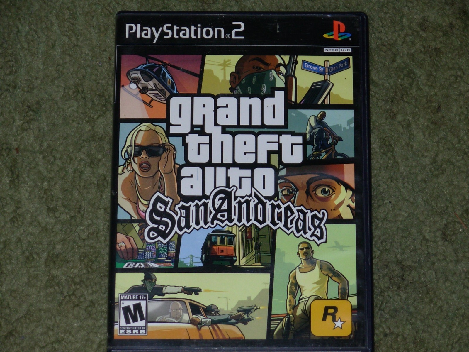 PS2 GTA GRAND THEFT AUTO SAN ANDREAS 2 GAMES COOD CONDITION TESTED WORKINIG.