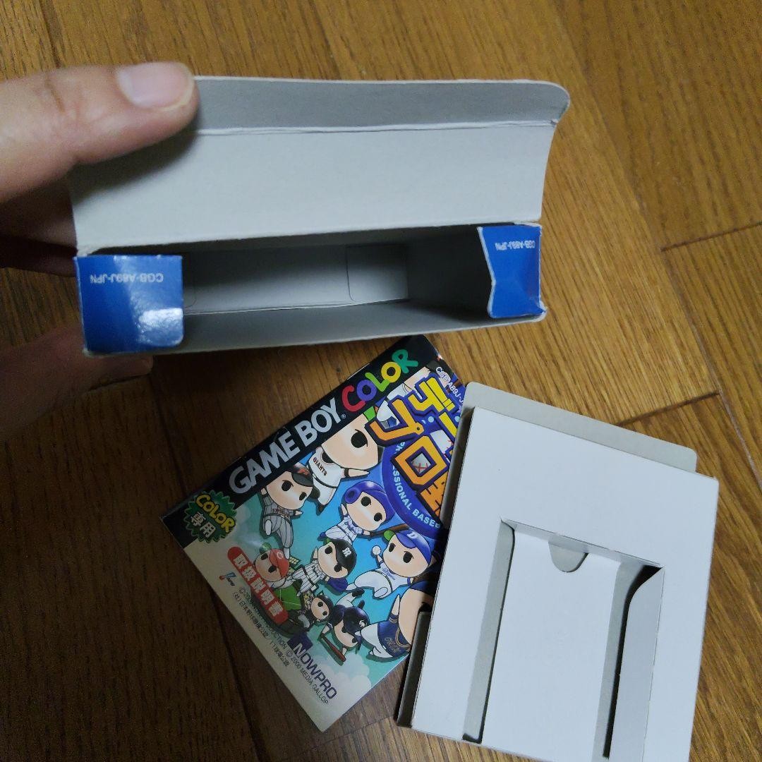 Game Boy Color Data Navi Pro Baseball Box & Manual Only, No Game
