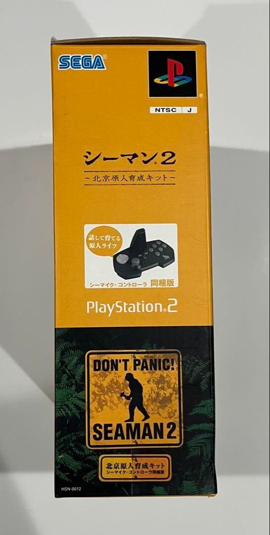 Seaman2 PS2 Sony PlayStation2 controller sea mic software set unused!!