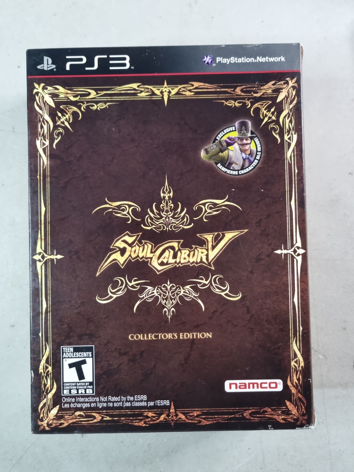 SOUL CALIBUR V 5 Collector’s Edition PS3 Playstation 3 SEALED GAME Complete CIB