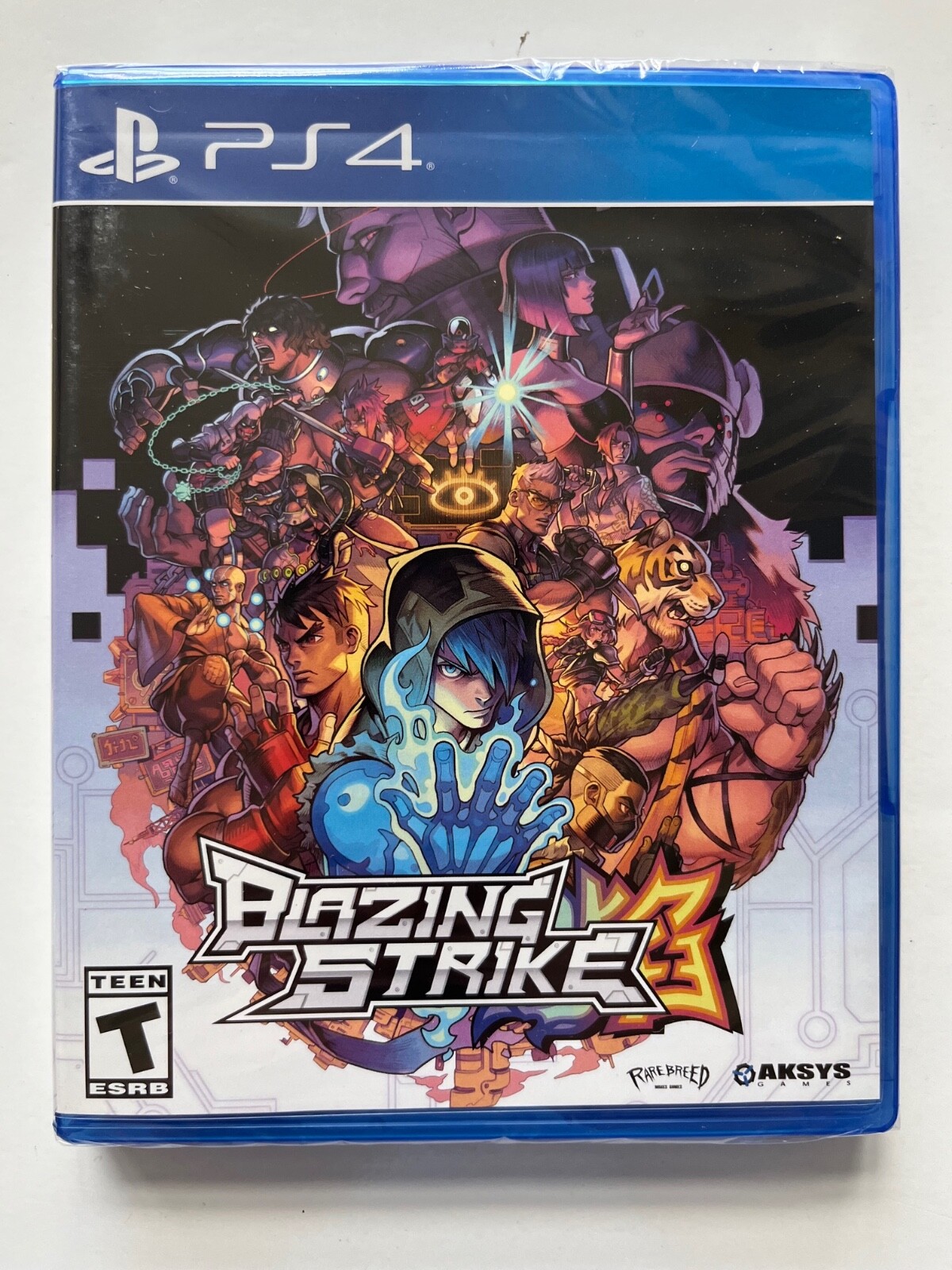 Blazing Strike Sony PlayStation 4 PS4 New Factory Sealed Aksys Rare Breed Fight
