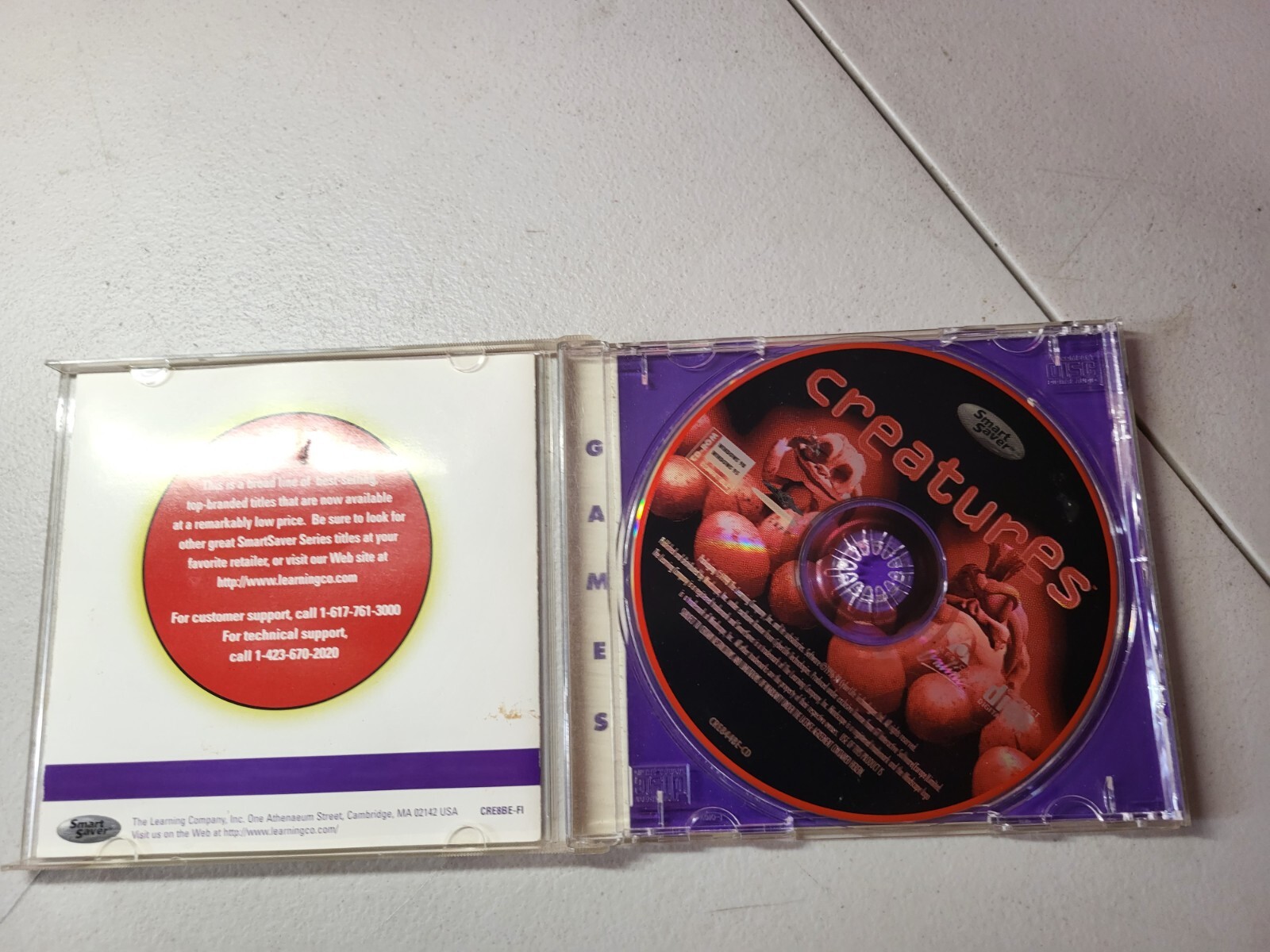 Creatures Virtual Pet PC, CD-ROM, Windows 95, The Learning Co., 1998 Softkey