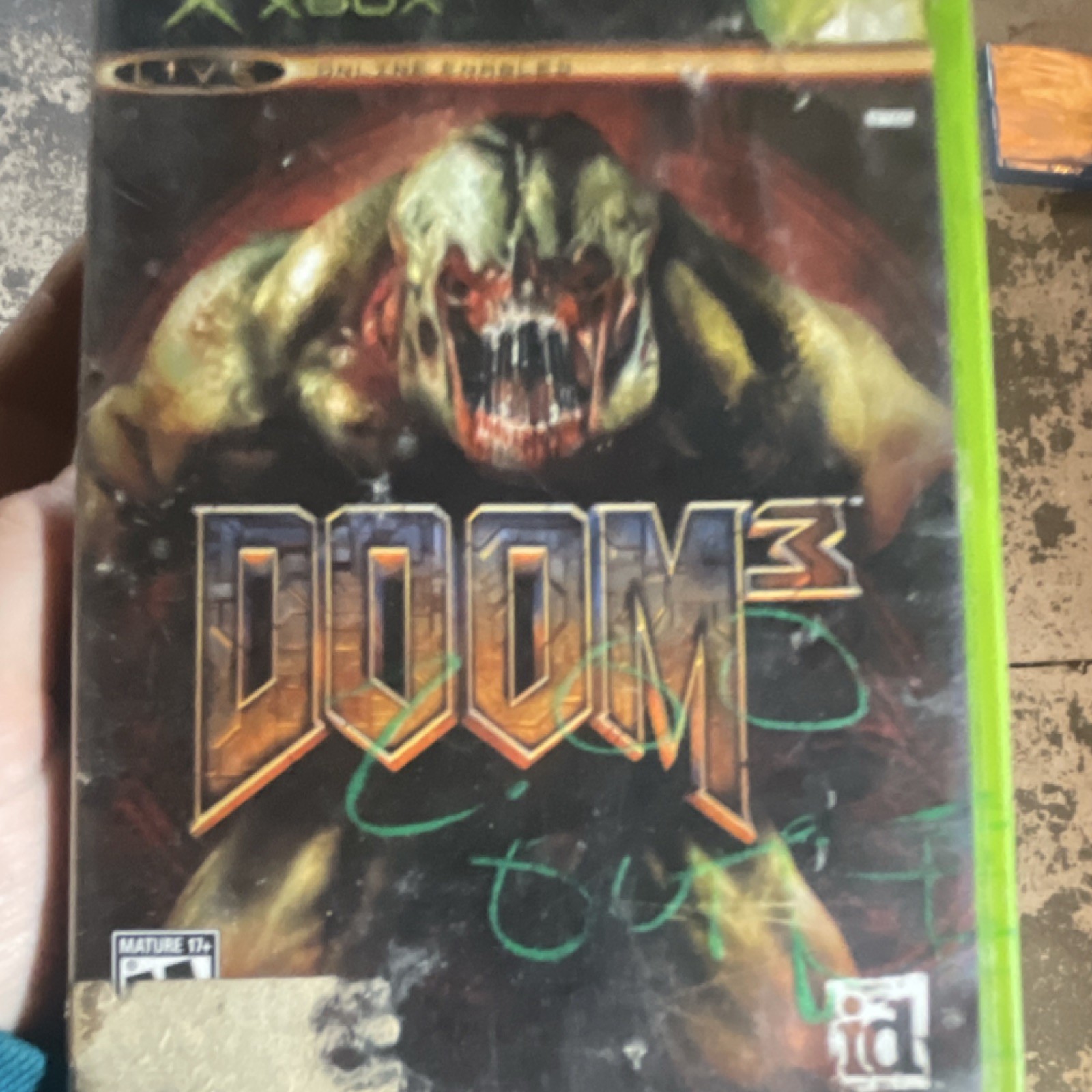 Activision Doom 3 Xbox Shooter Co-op Deathmatch Manual Included M NTSC-U/C