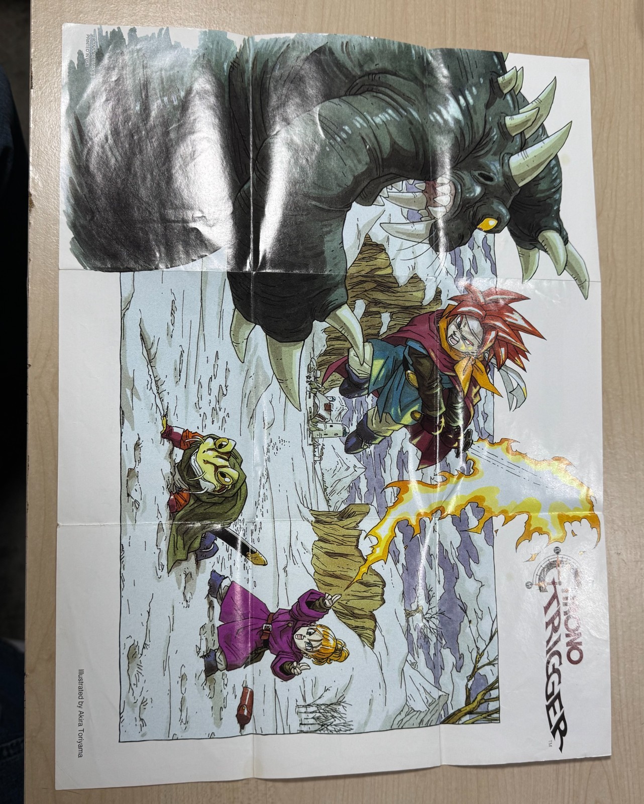 Chrono Trigger Super Nintendo SNES Authentic Tested with manual and posters
