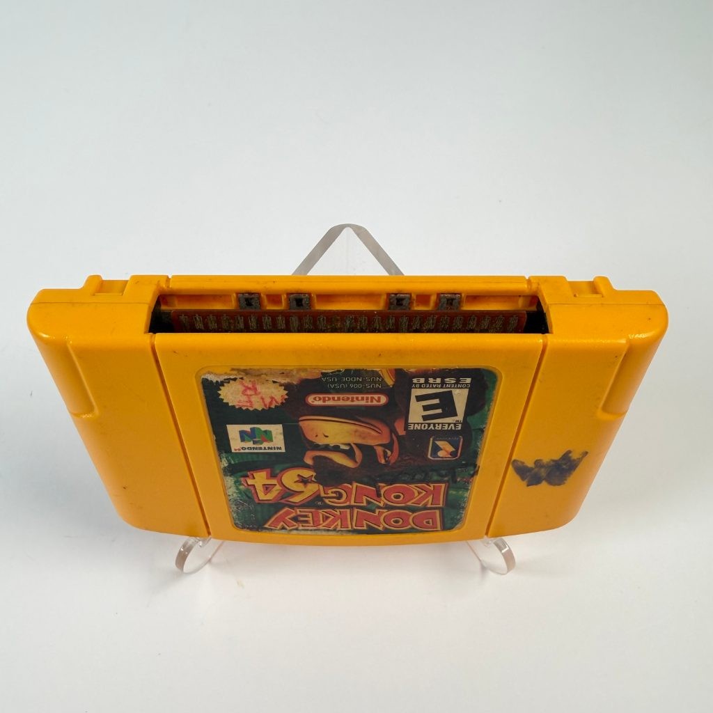 Donkey Kong 64 Nintendo 64 N64 Yellow Cartridge Authentic Rare Video Game Tested