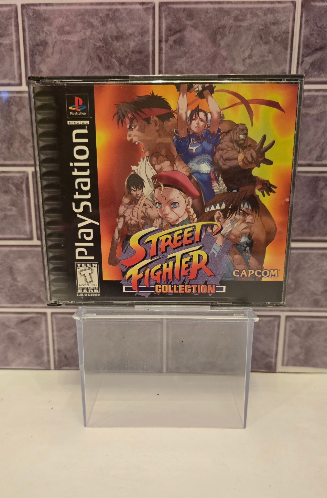 Sony PlayStation 1 Street Fighter Collection Complete Authentic CIB *Tested*