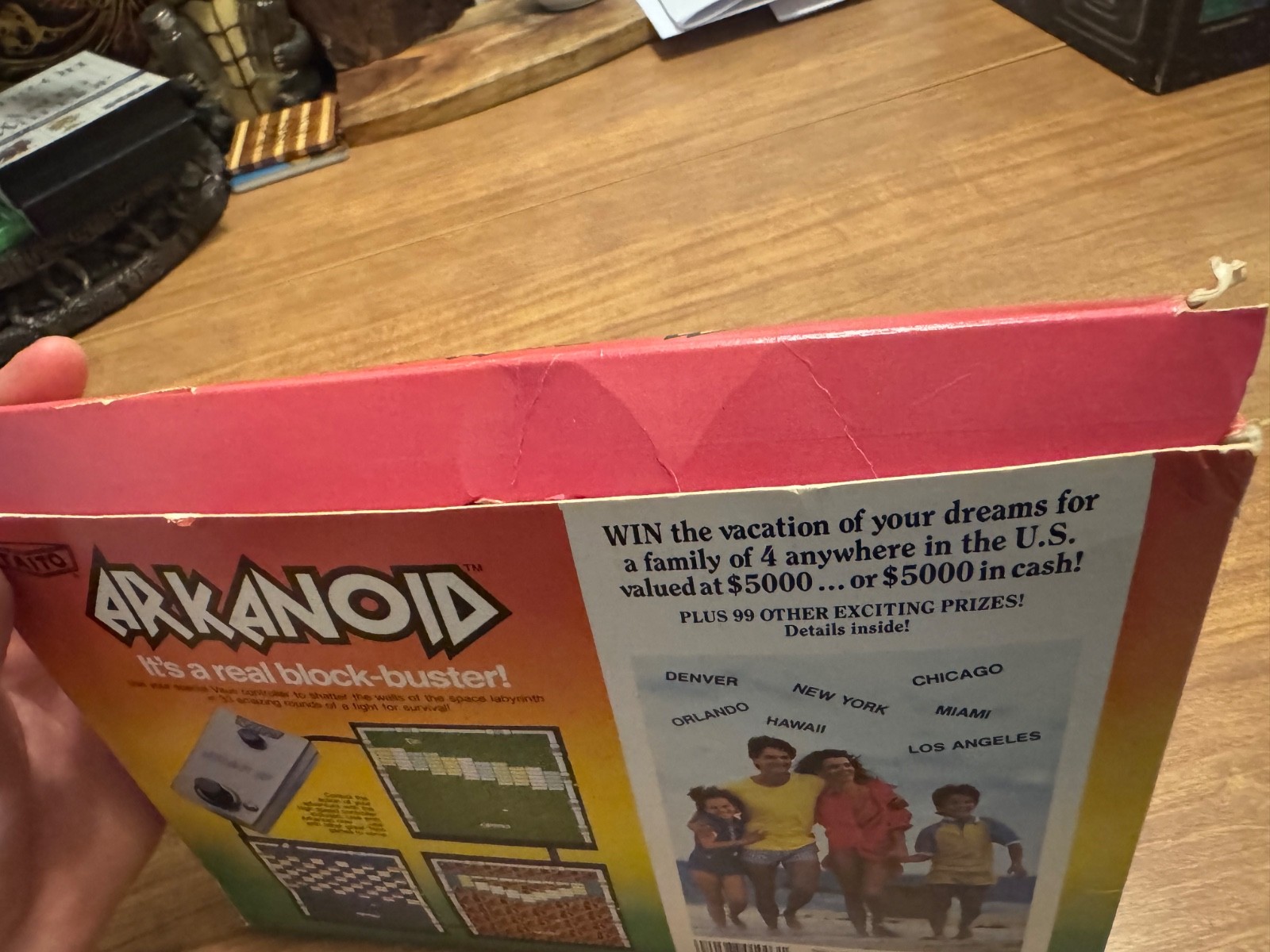 Arkanoid (Nintendo NES) CIB complete controller bundle video game BOX SET Taito