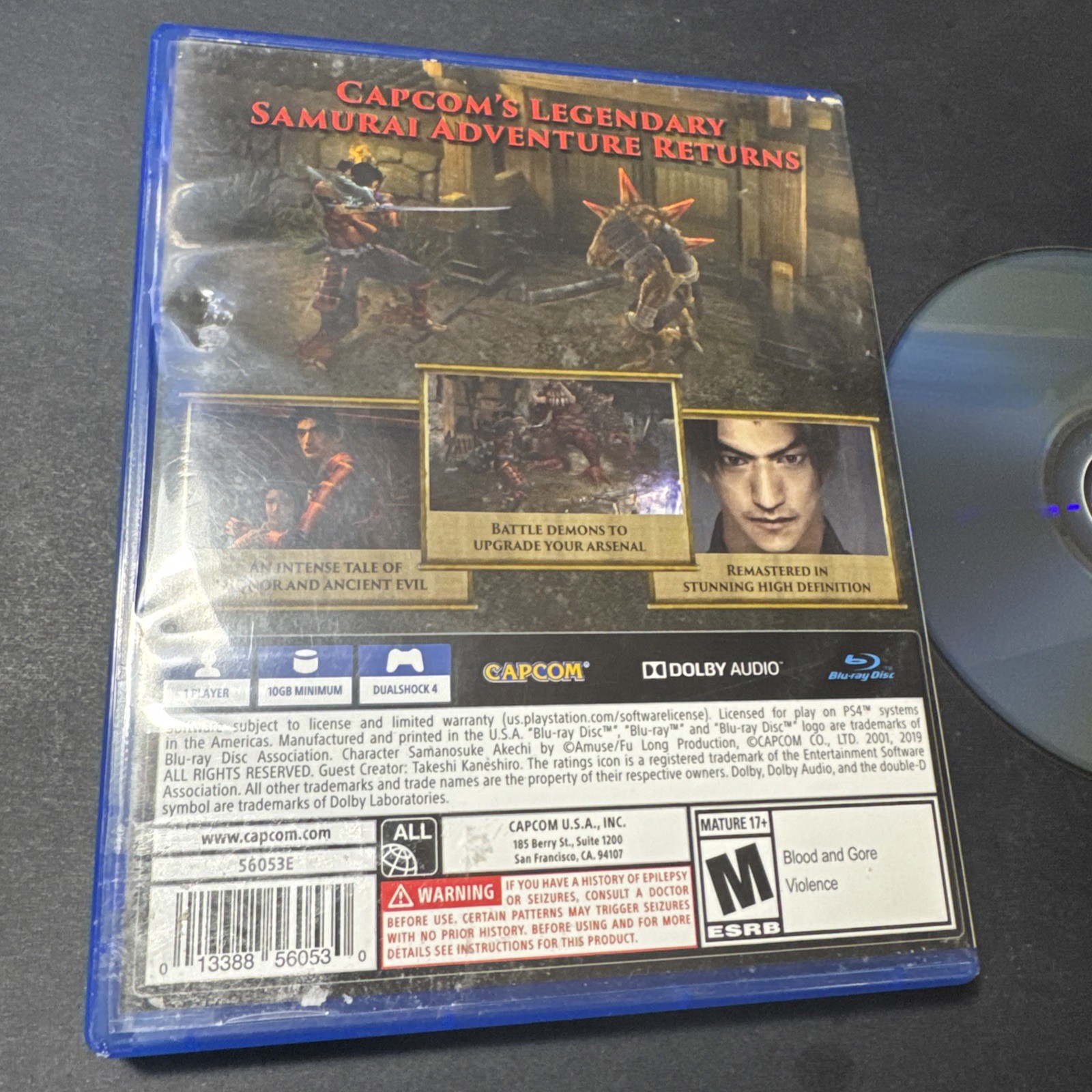 PS4 – Onimusha: Warlords (Sony PlayStation 4, 2019)