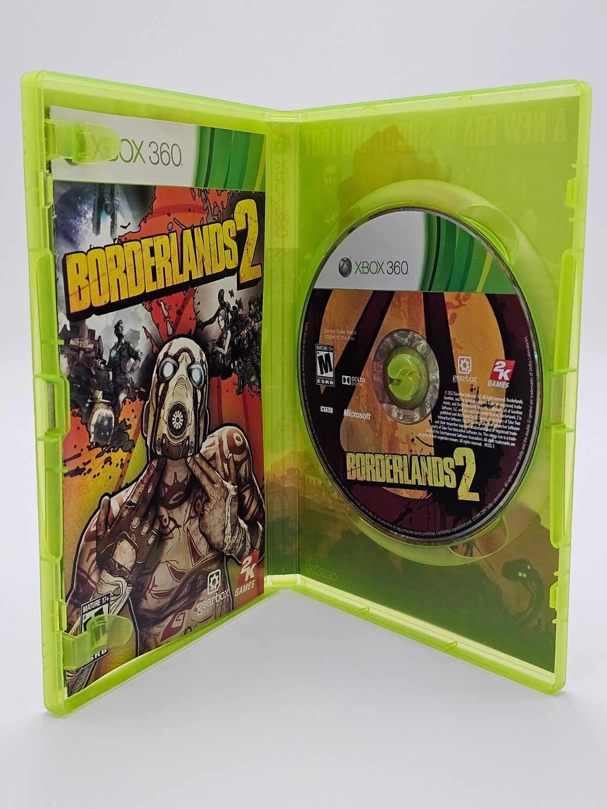 Microsoft Xbox 360 Borderlands 2 CIB Cleaned & Tested