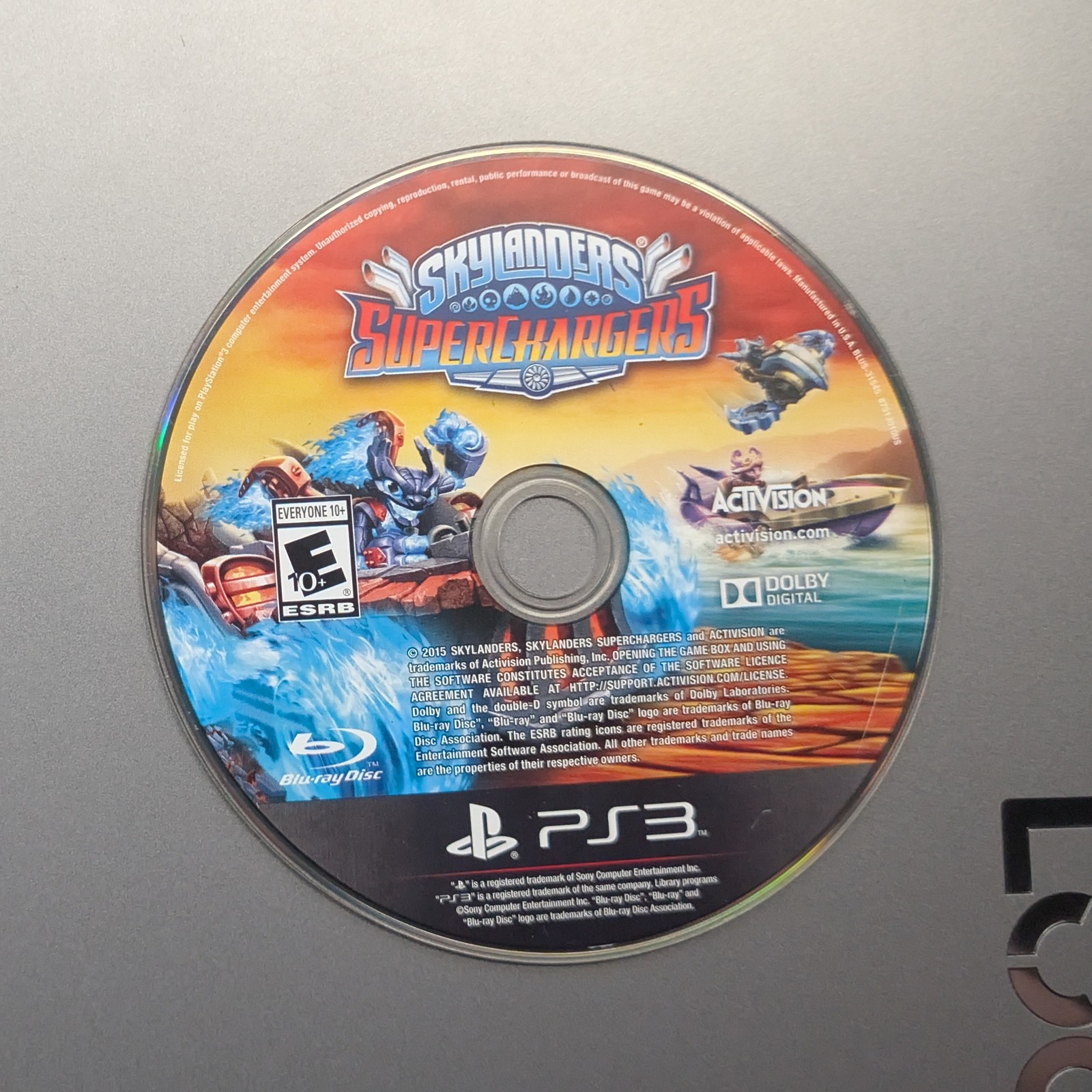 Skylanders SuperChargers [Game Only] (Playstation 3) – no tracking