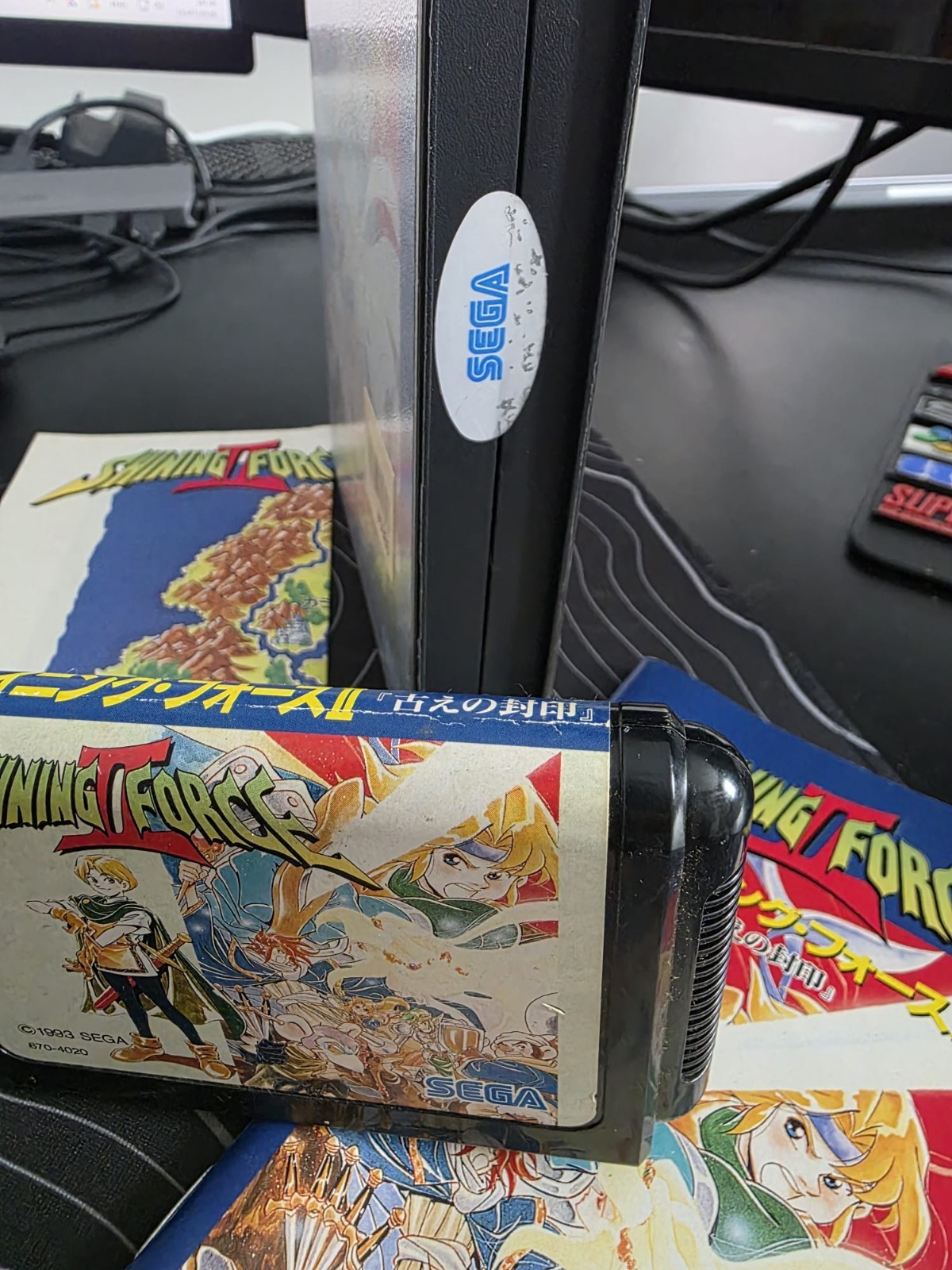 Shining Force II 2 CIB Boxed Manual Map SEGA MEGA DRIVE Japan Genesis US Seller