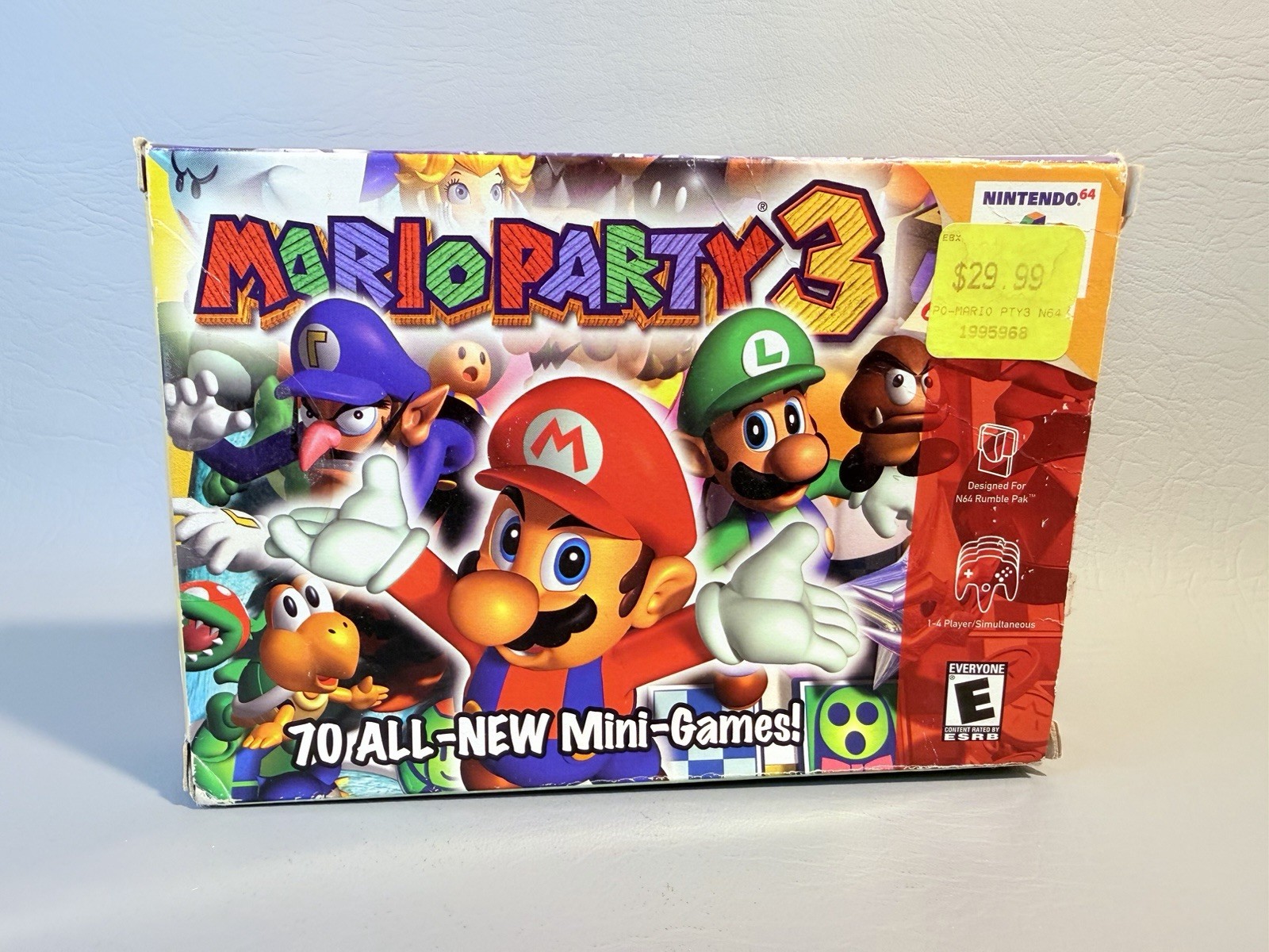 Mario Party 3 Nintendo 64 N64 Complete CIB – Authentic – Good Condition