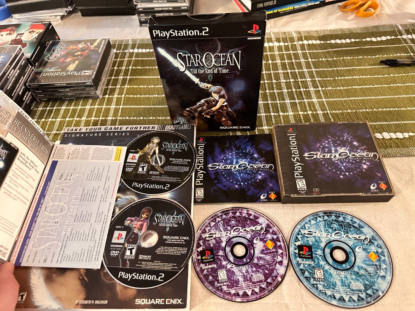 Star Ocean: Till the End of Time w/Strategy Guide + Star Ocean Second Story