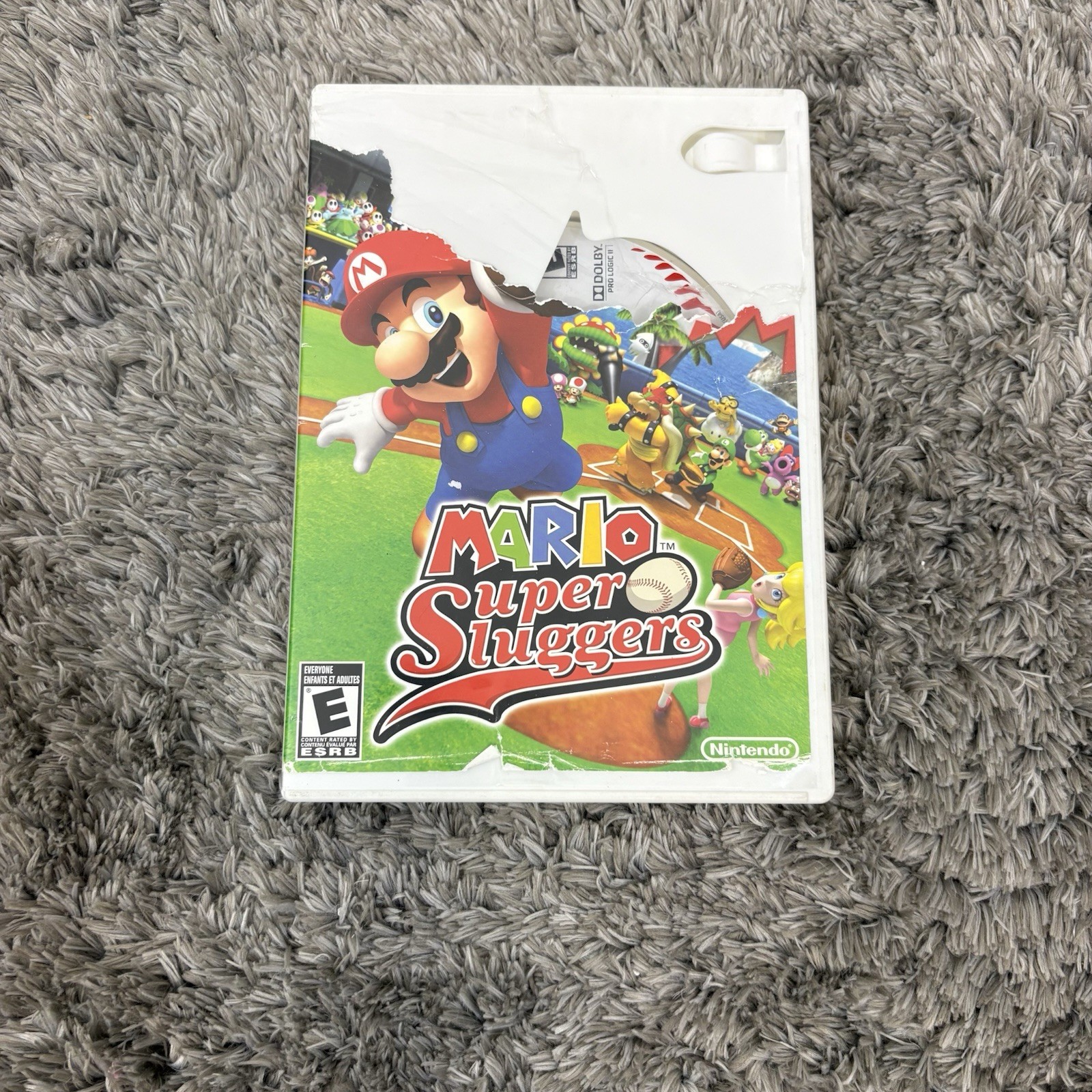 Nintendo Wii Mario Super Sluggers Baseball Sports E NTSC-U/C Mario- Disc Only