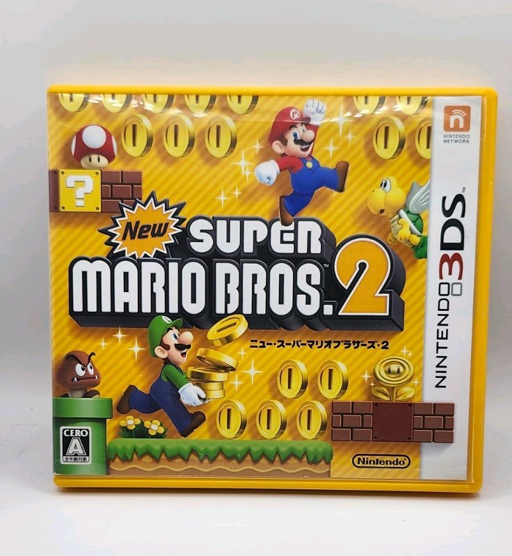 New Super Mario Bros 2 Nintendo 3DS Complete In Box Japanese Import US Seller
