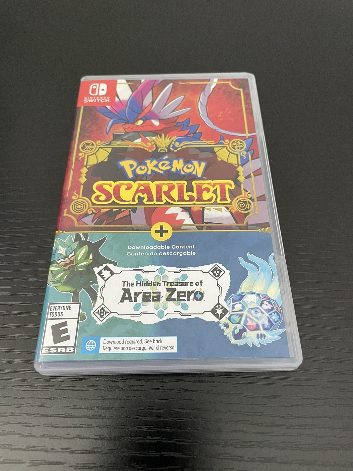 COMPLETE Pokemon Scarlet + The Hidden Treasure of Area Zero (Nintendo Switch)